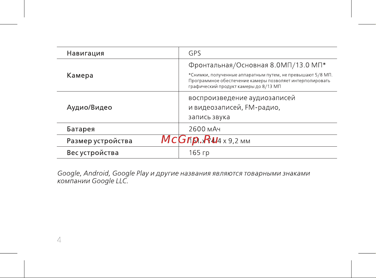 BQ Strike LTE Руководство по эксплуатации онлайн [6/60] 774735