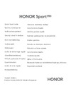 Honor SPORT PRO (AM66-L) Руководство по эксплуатации
