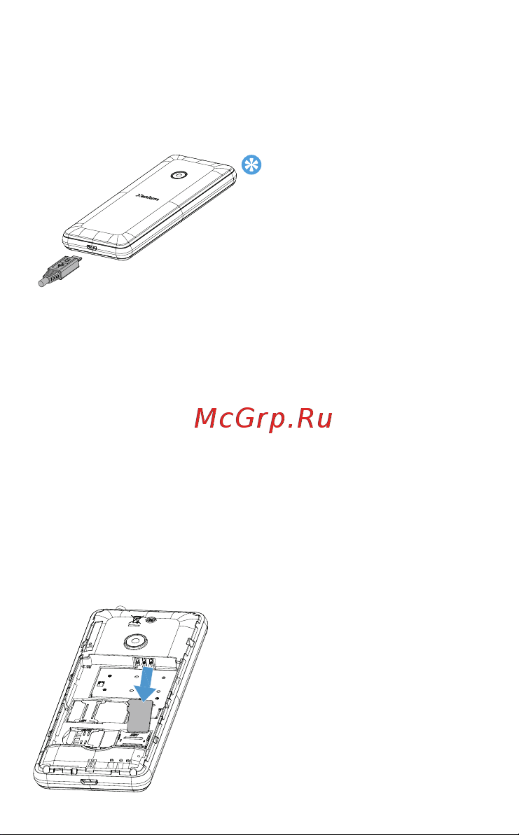 Philips E169 Xenium [5/26] Установка карты micro sd