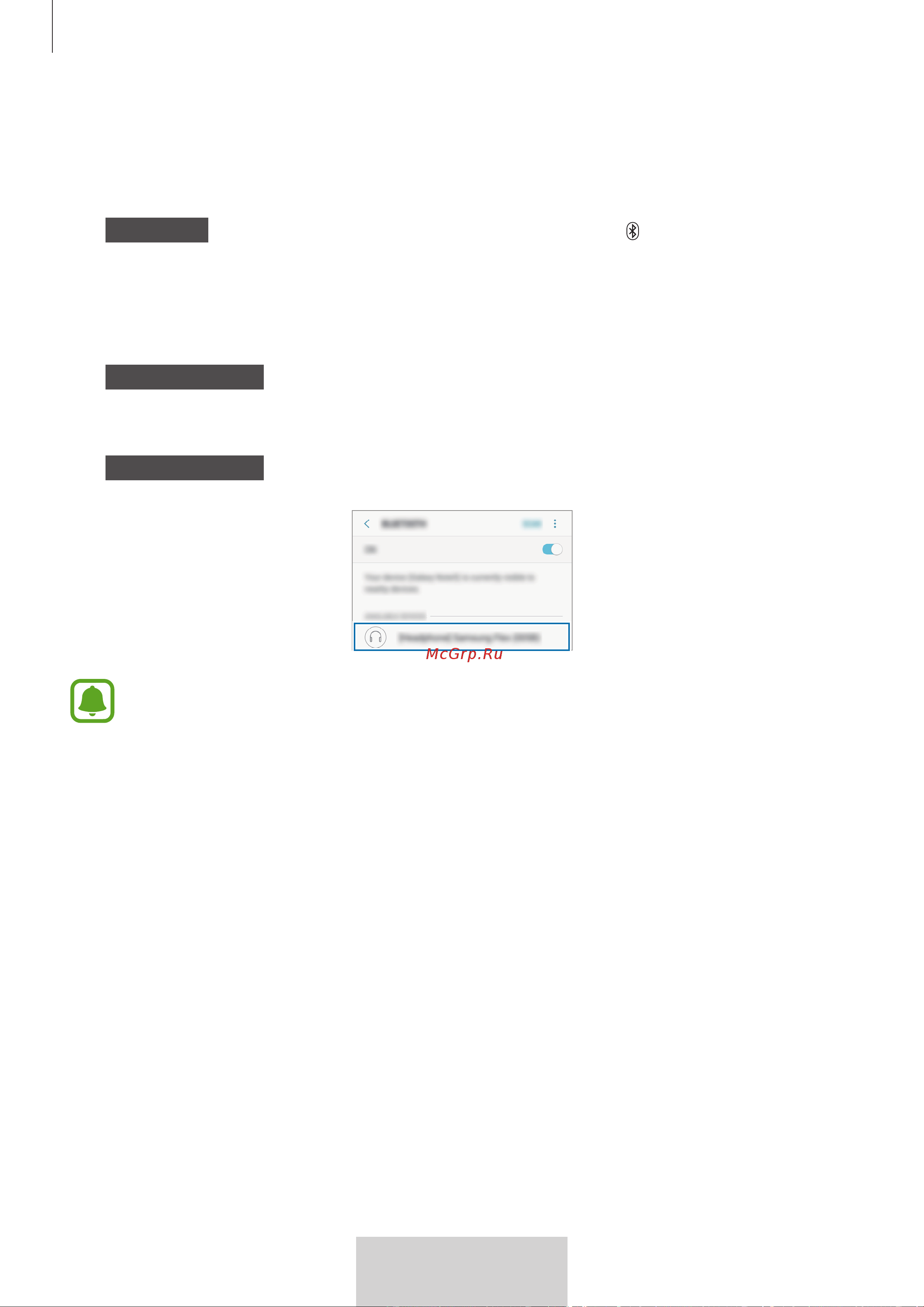 Samsung EO-BG950 U Flex (EO-BG950CWEGRU) [65/674] Connessione ad altri dispositivi