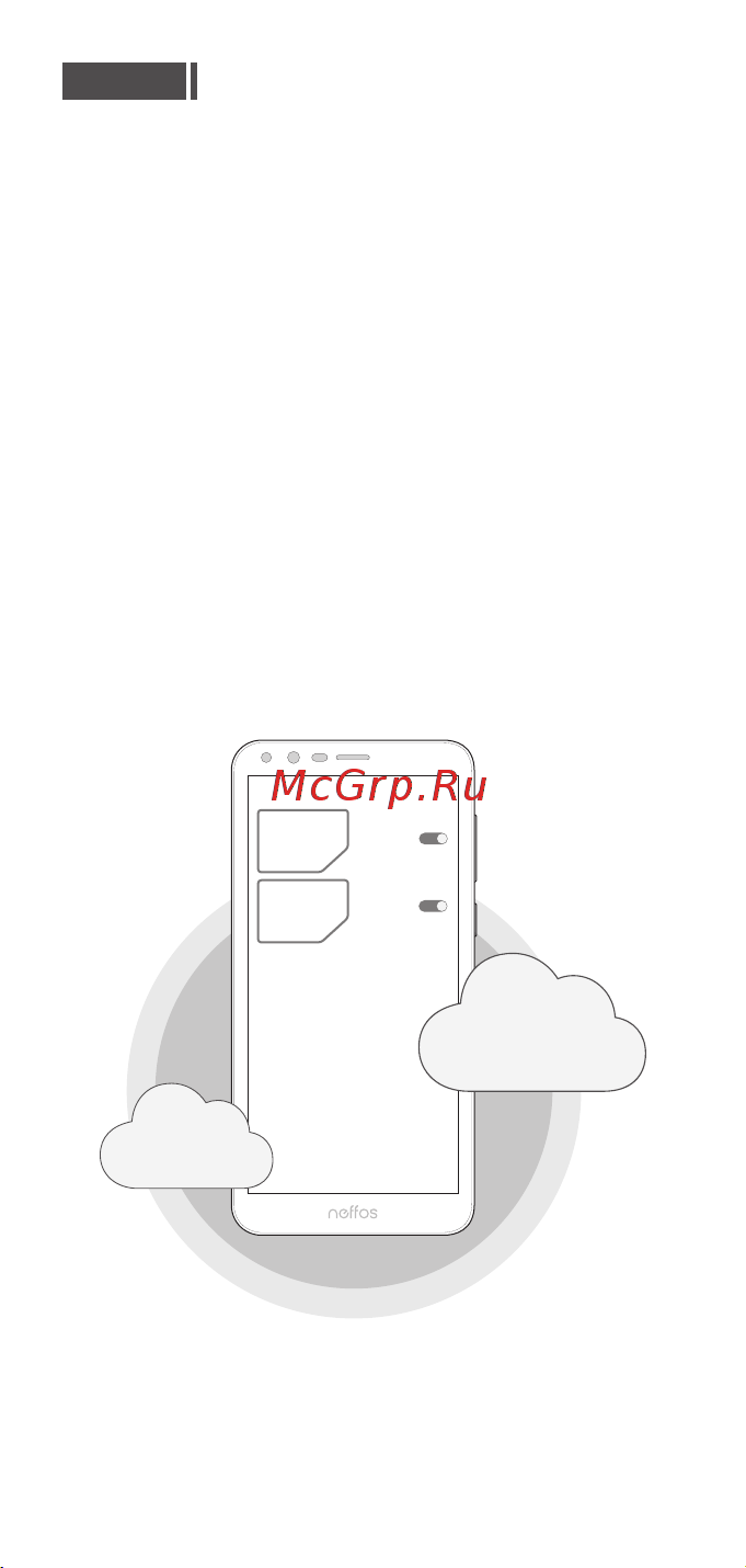 Tp-Link Neffos C5 Plus 16GB TP7031A22RU [5/41] Настройки для двух sim карт
