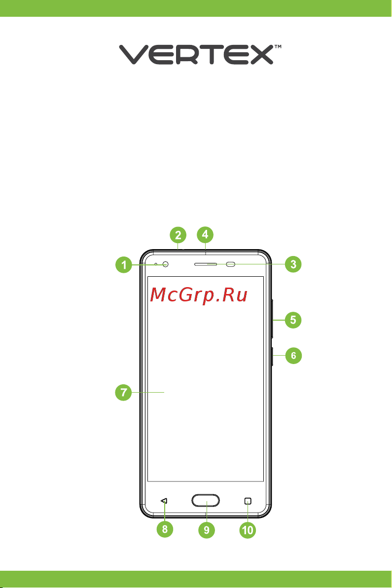 Vertex Impress Dune 4G Руководство по эксплуатации онлайн