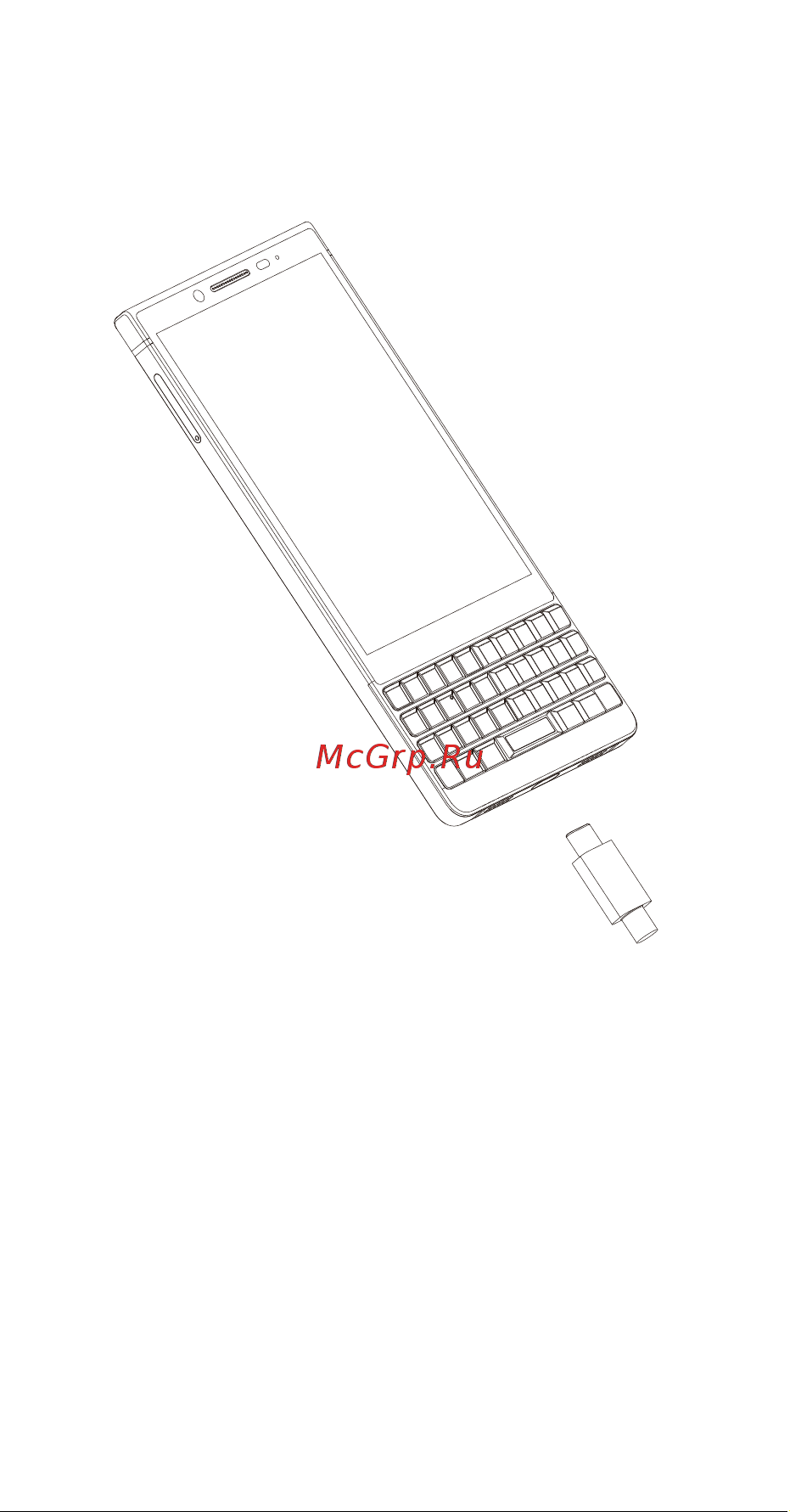 Blackberry KEY2 128GB (BBF100-6) [4/14] Зарядка аккумуляторной батареи
