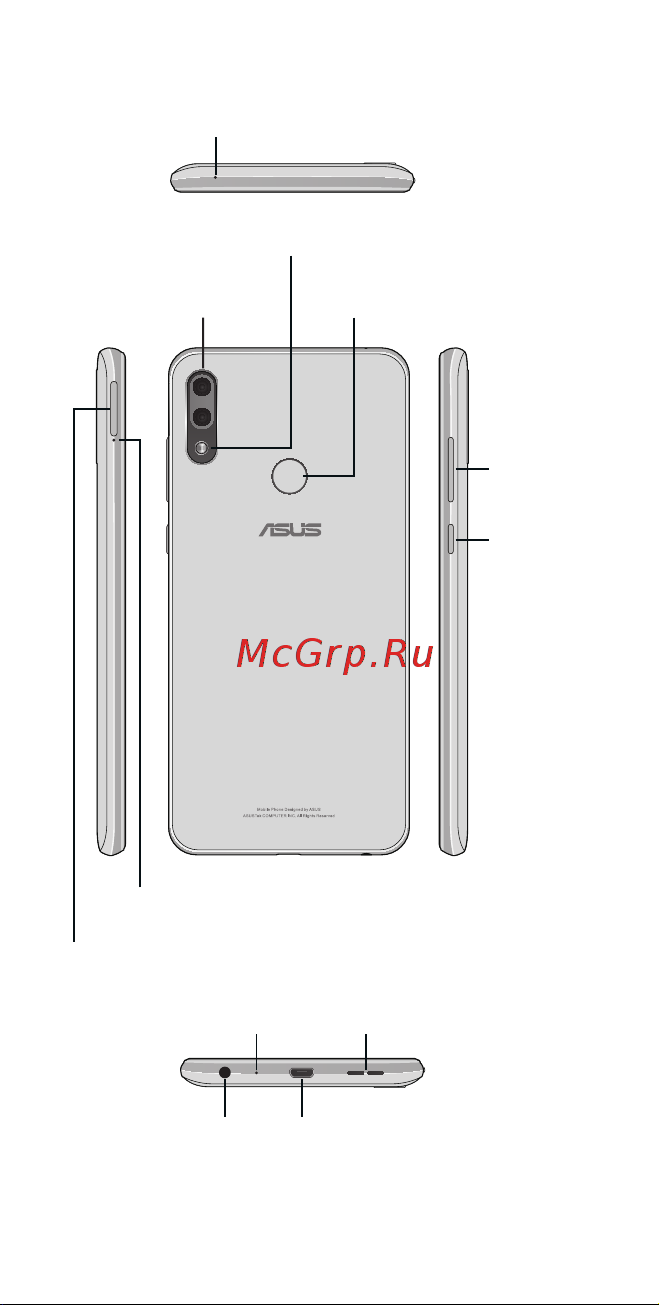 Asus MAX PRO M2 ZB631KL-4D005RU BLU [3/12] Боковая задняя панели