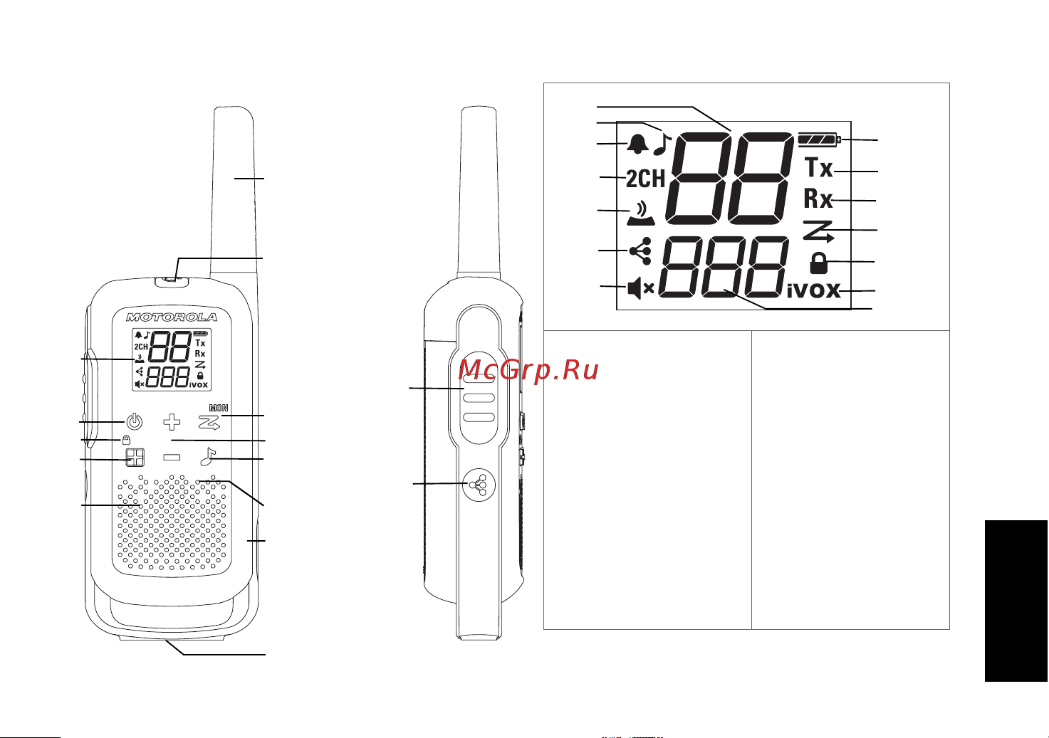 Motorola Talkabout T62 [129/184] Русский