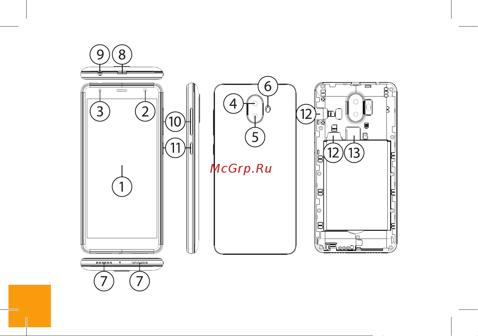 Digma B510 3G LINX 16Gb 1Gb Руководство по эксплуатации онлайн [9/28] 775040
