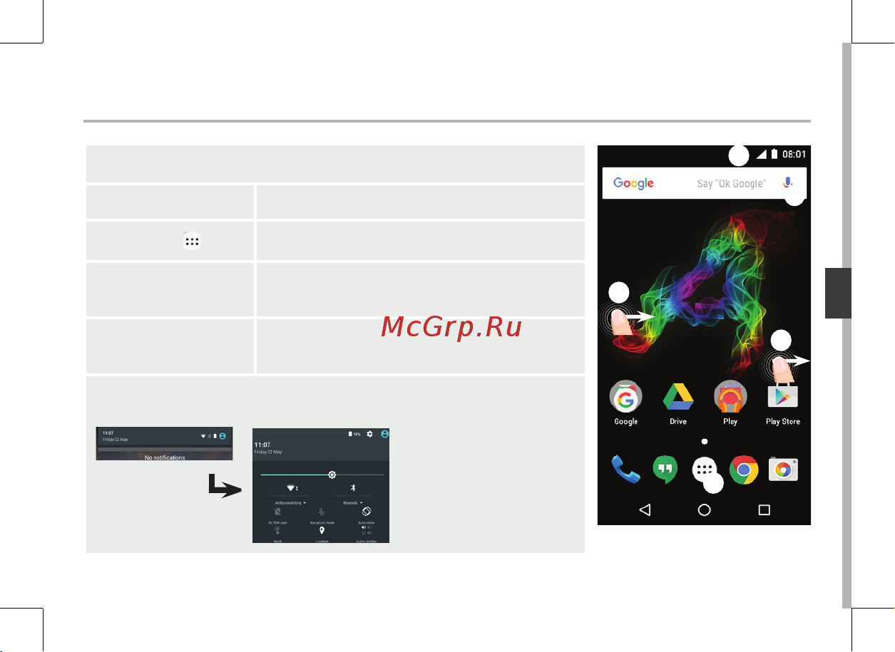 Archos 50 Platinum 4G 8Gb (503286) [89/197] Op het beginscherm