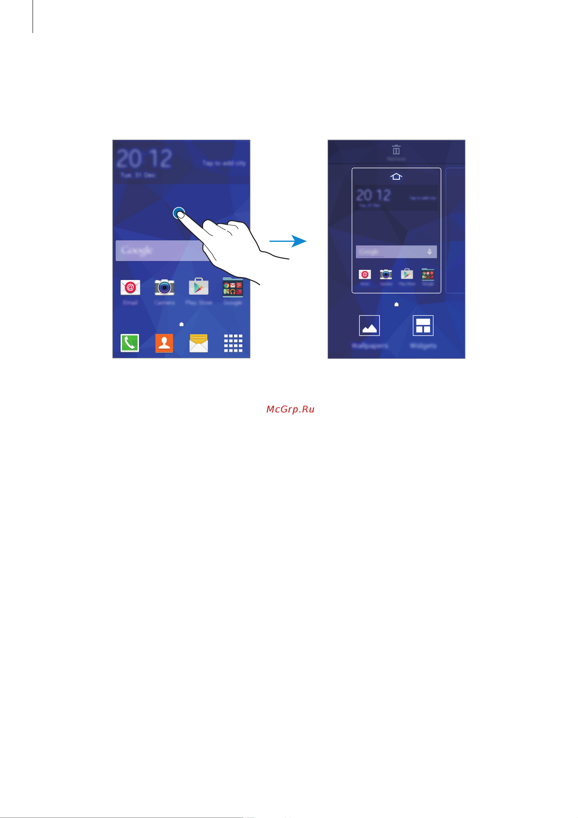 Samsung Galaxy Ace 4 Neo (SM-G318H) [22/92] Параметры главного экрана