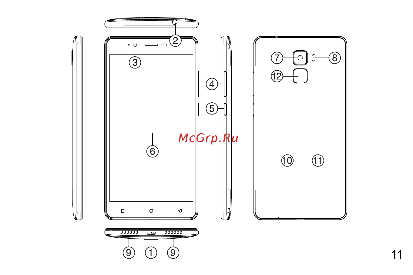 Digma S502 3G VOX 8Gb (VS5003MG) Руководство по эксплуатации онлайн [11/28] 775182
