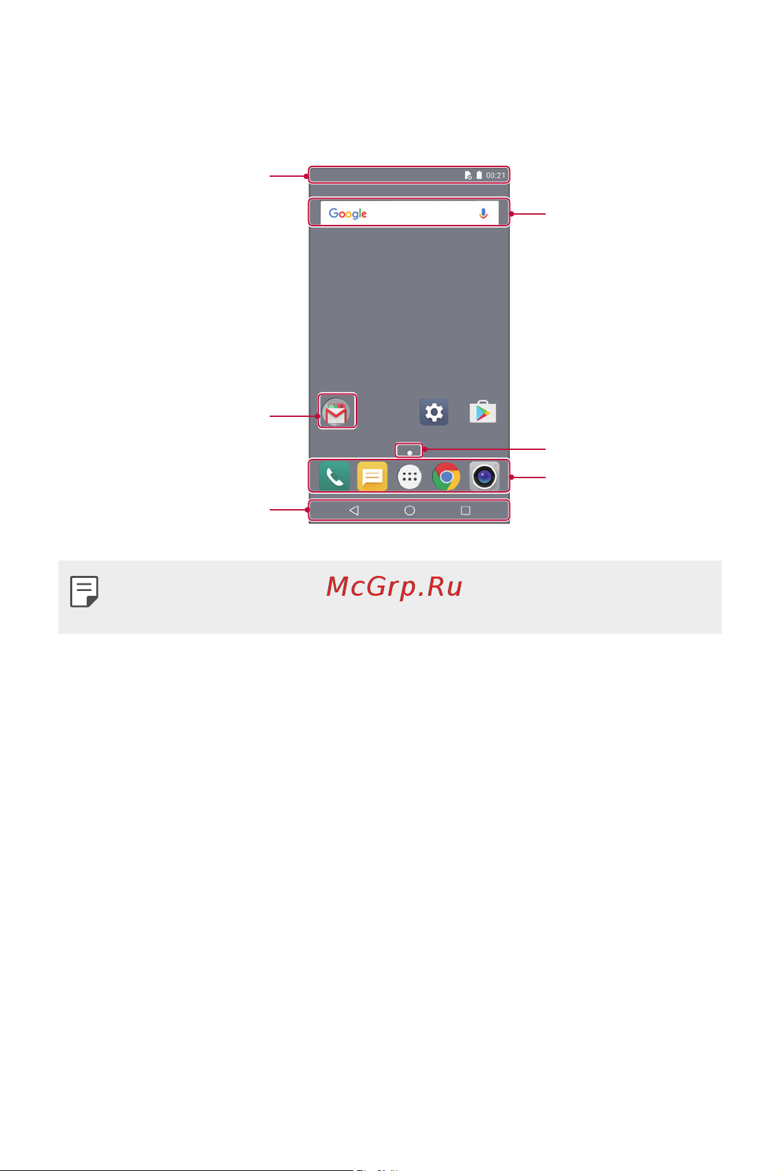 LG K8 (X240) [32/342] Элементы главного экрана
