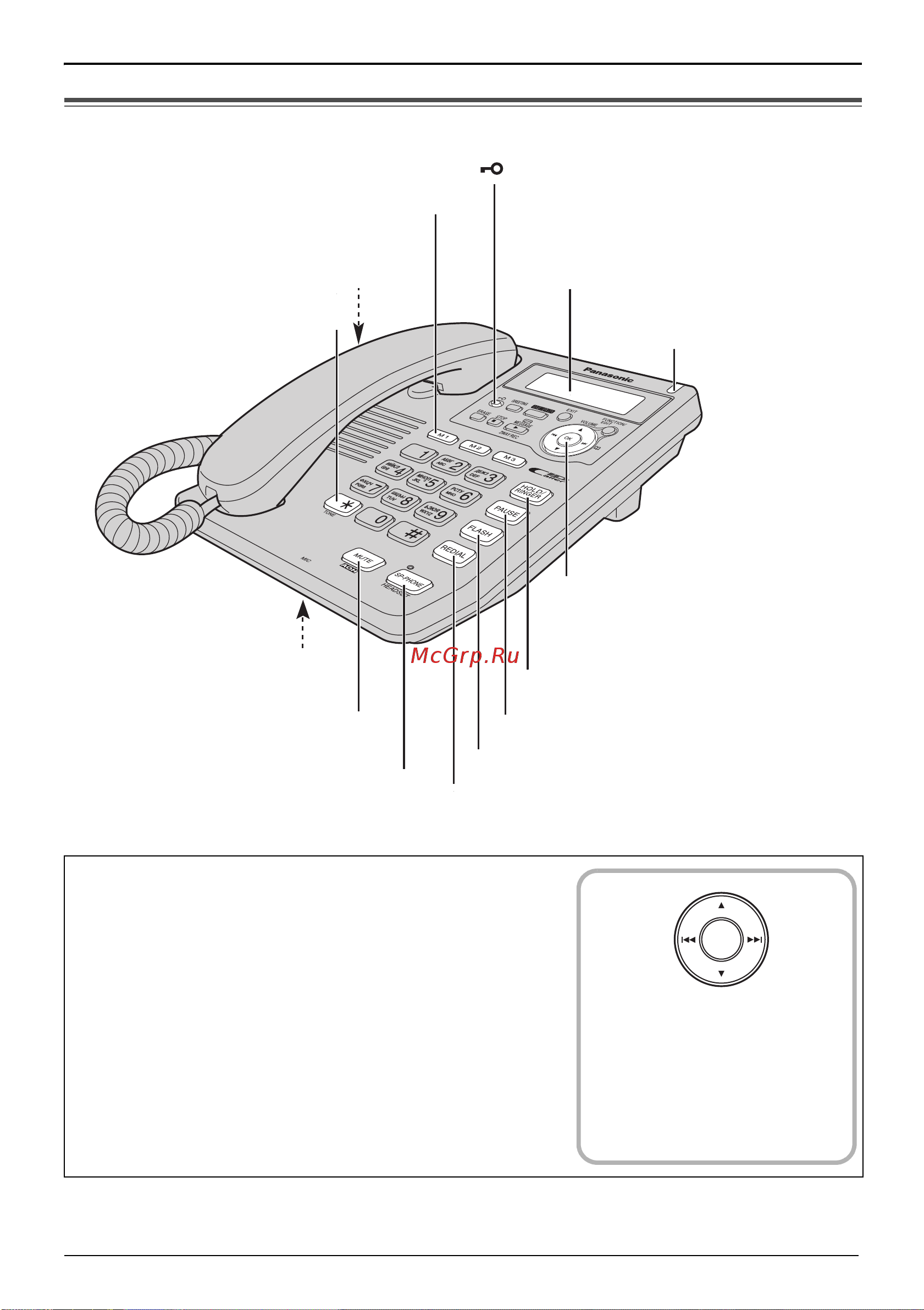 Panasonic KX-TS 2570-B [6/64] Pacgojoòehne opfahob yg pabjehnr