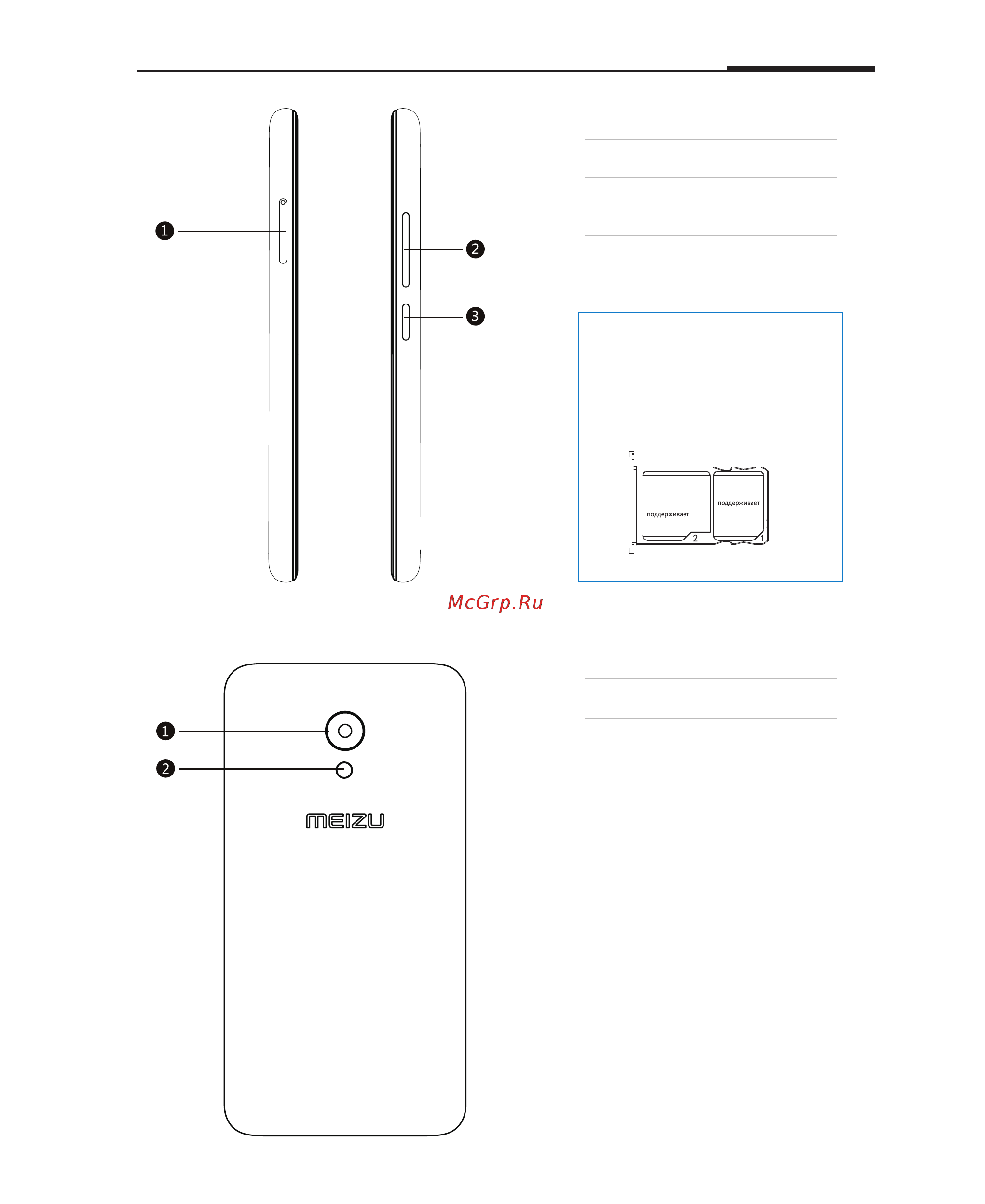 Meizu M6 [10/86] Задняя панель