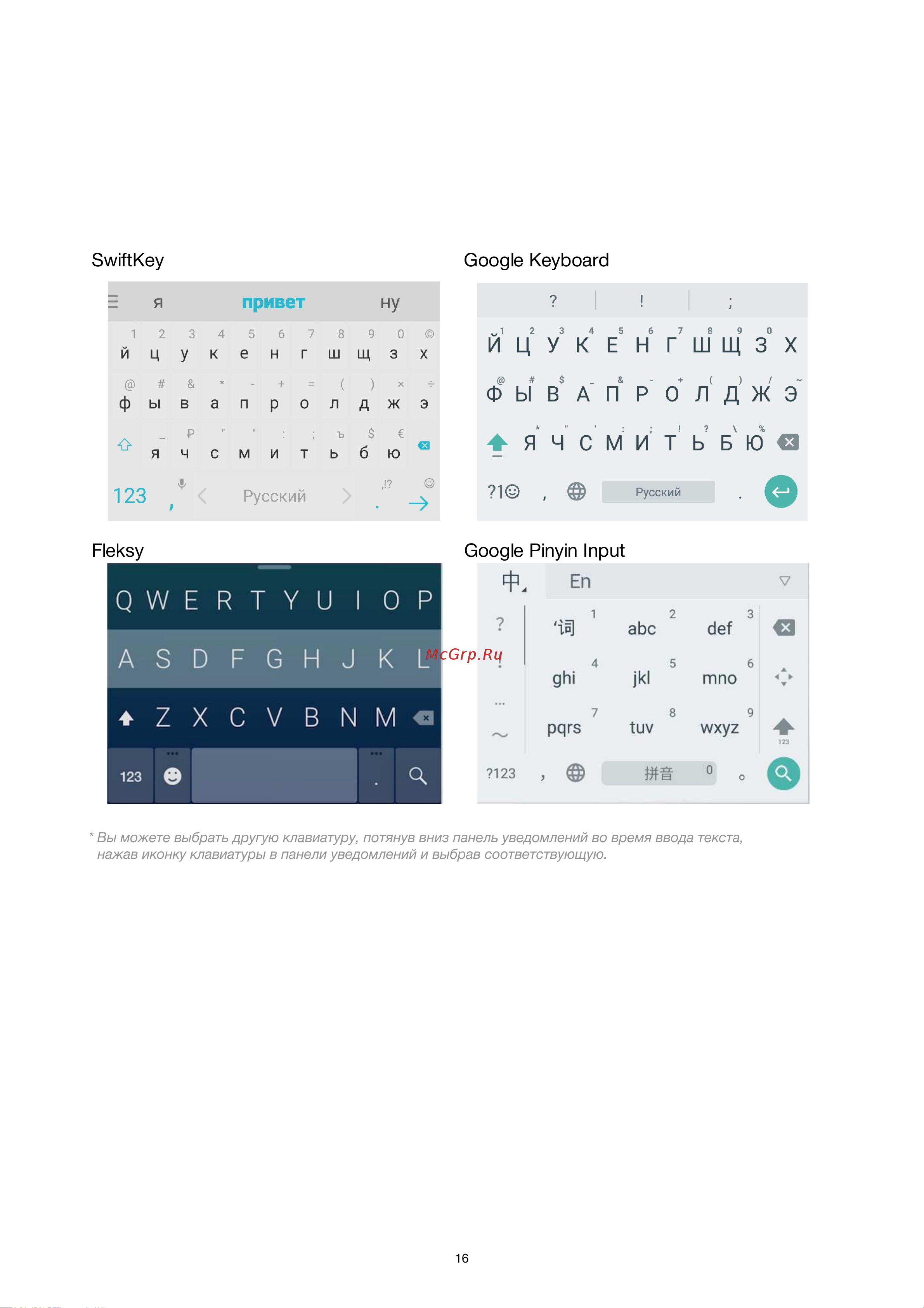 Xiaomi Mi A1 32Gb [16/34] Fleksy google pinyin input