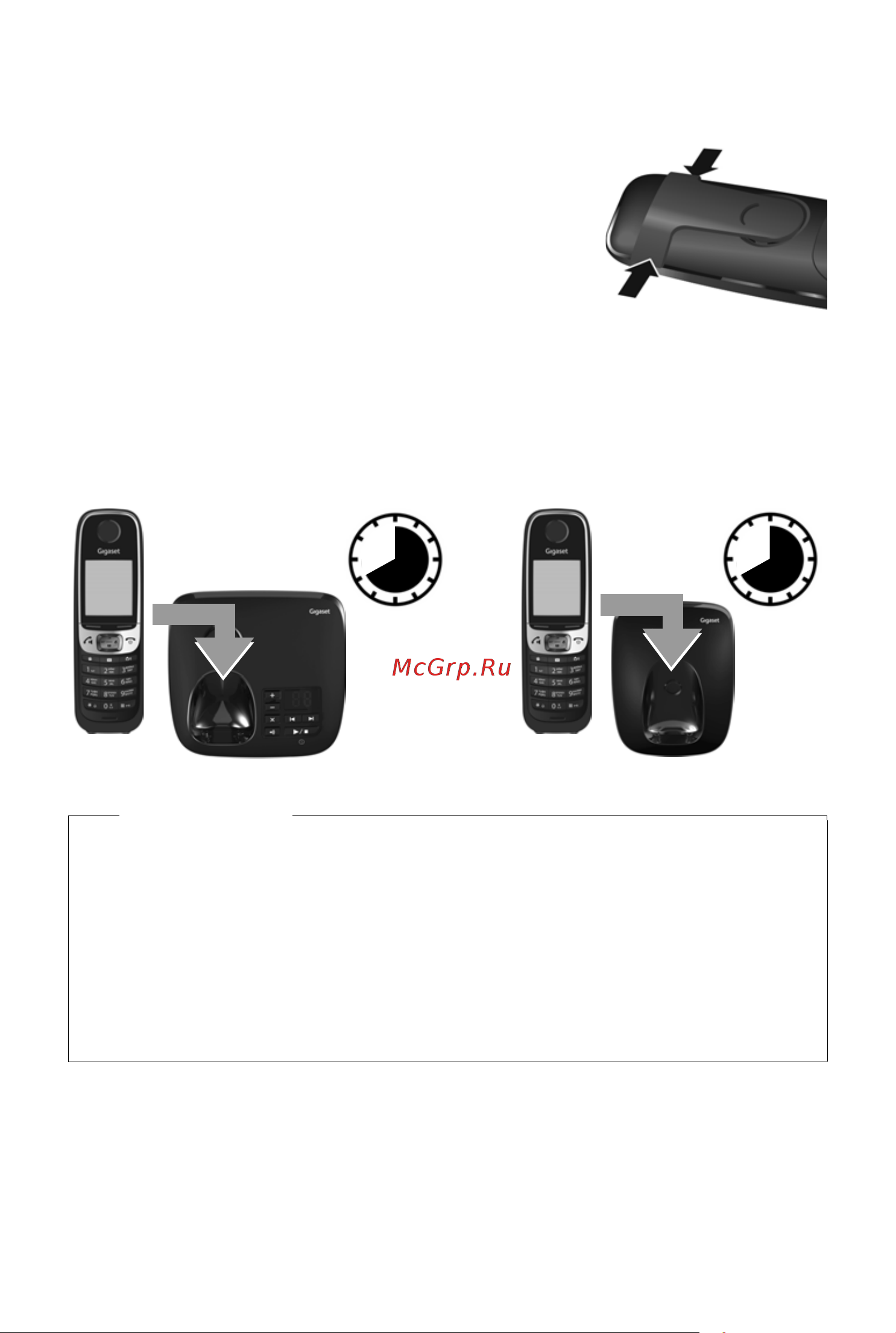 Gigaset C620A [11/89] Зажим для крепления на поясе