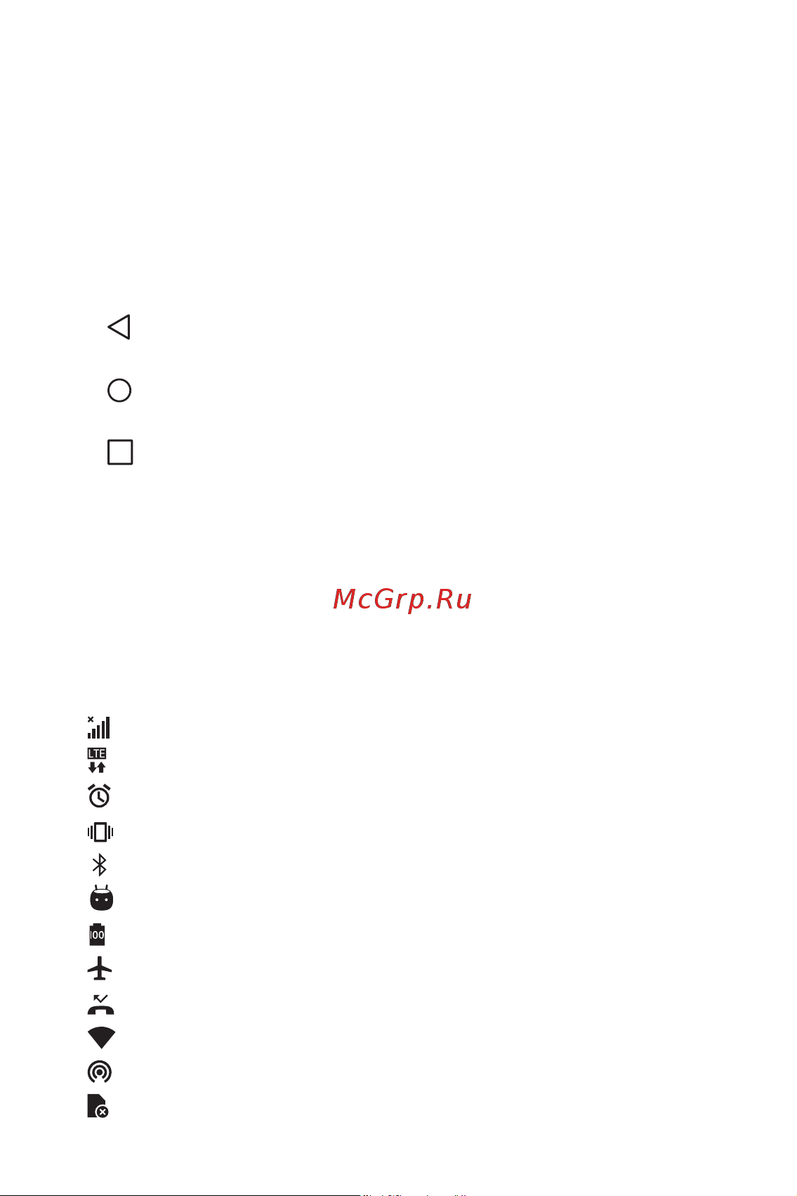 LG K7 X230 [118/341] Піктограми стану