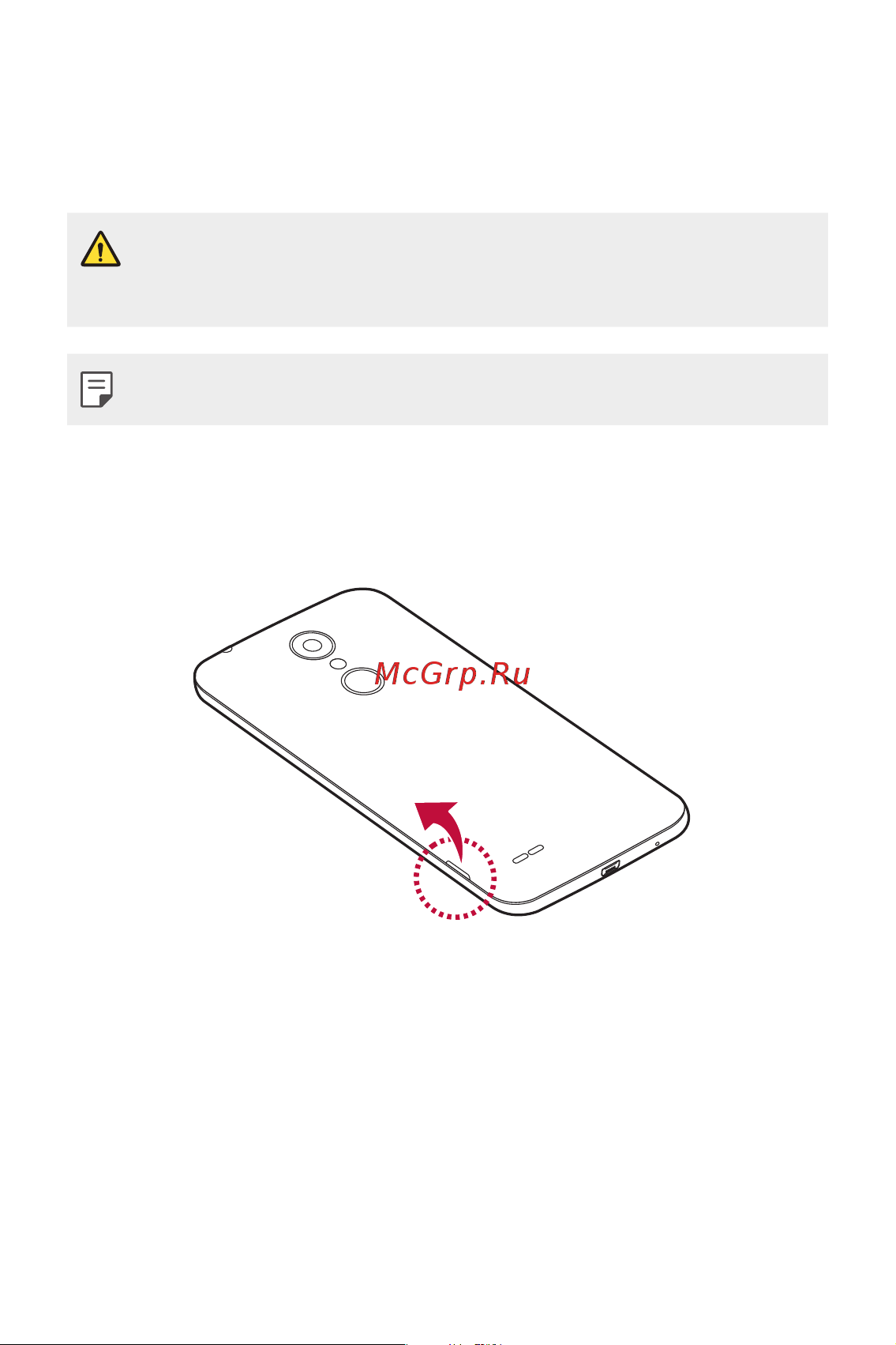 LG K7 X230 [276/341] Installing the sim card and battery