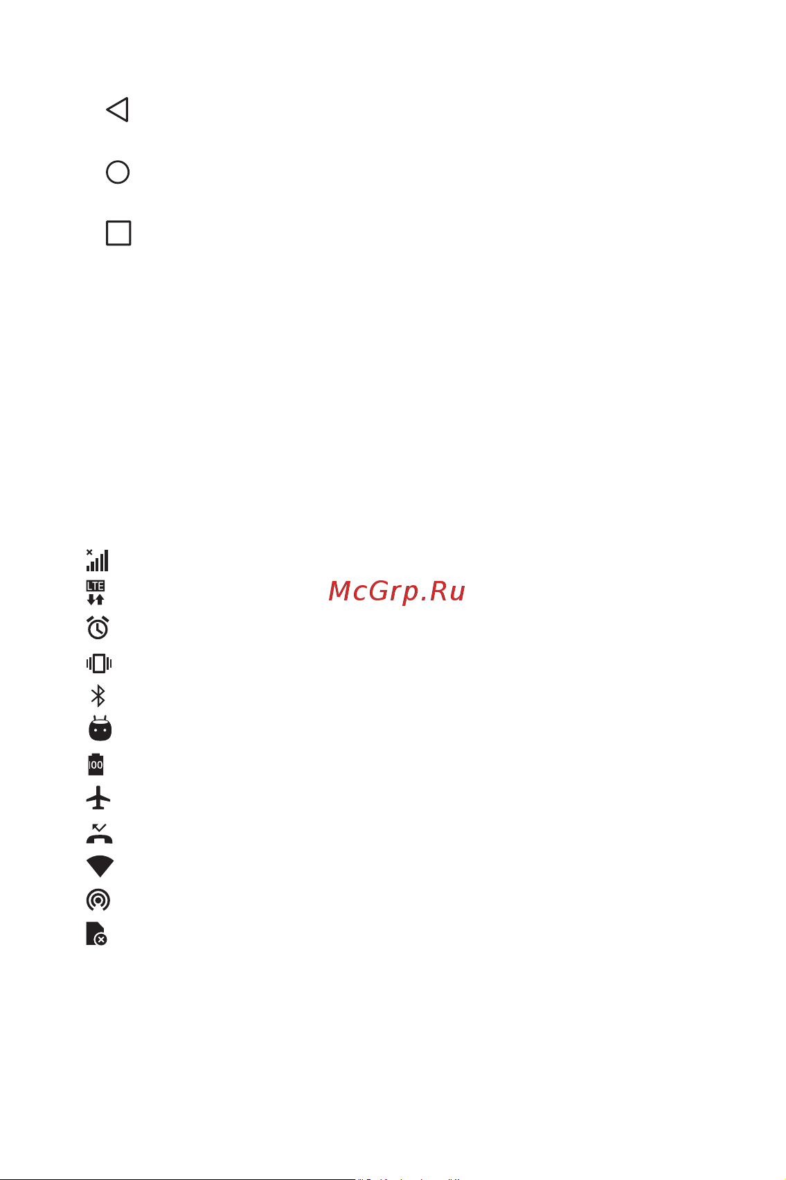 LG K7 X230 [33/341] Значки состояния