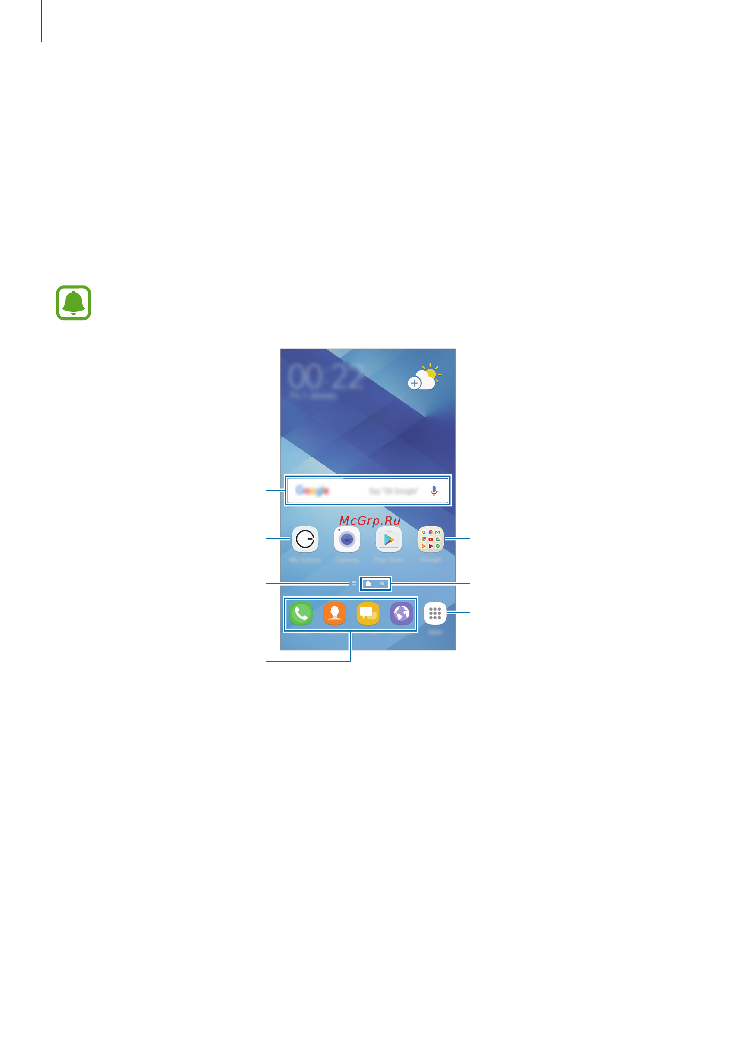 Samsung Galaxy A3 (SM-A320F) [36/158] Главный экран