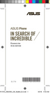 Asus ZenFone Go ZB500KG 8Gb Руководство по эксплуатации
