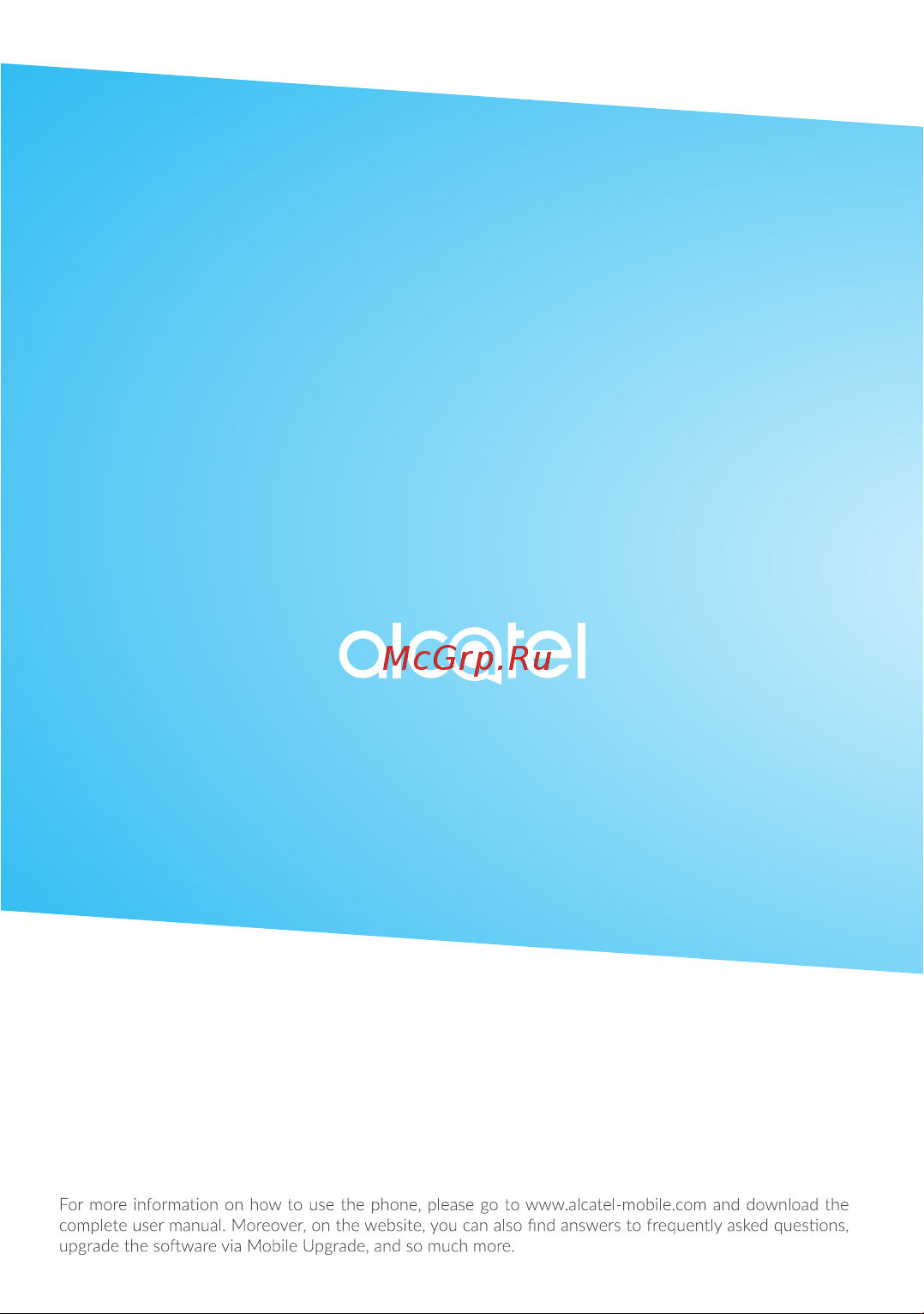 Alcatel PIXI 4 4034D Руководство по эксплуатации онлайн