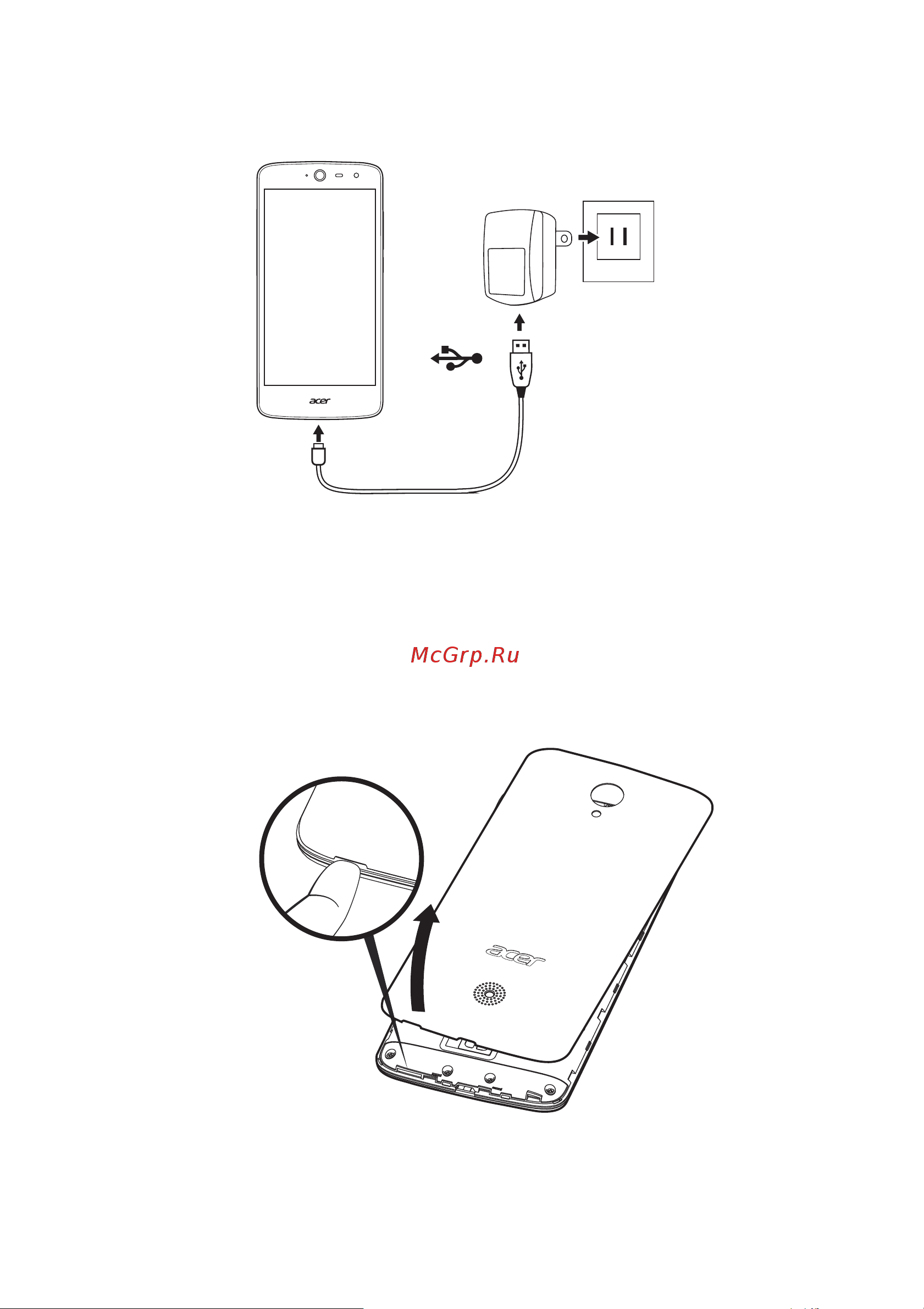 Acer Liquid Z528 [7/80] Первоначальная настройка