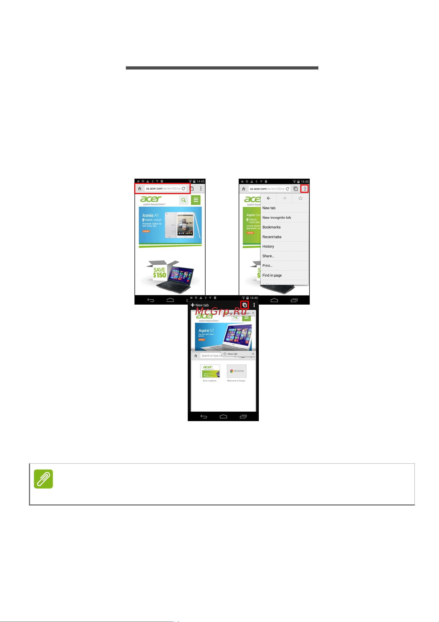 Acer S57 Liquid Jade Z LTE [36/101] Абота в сети