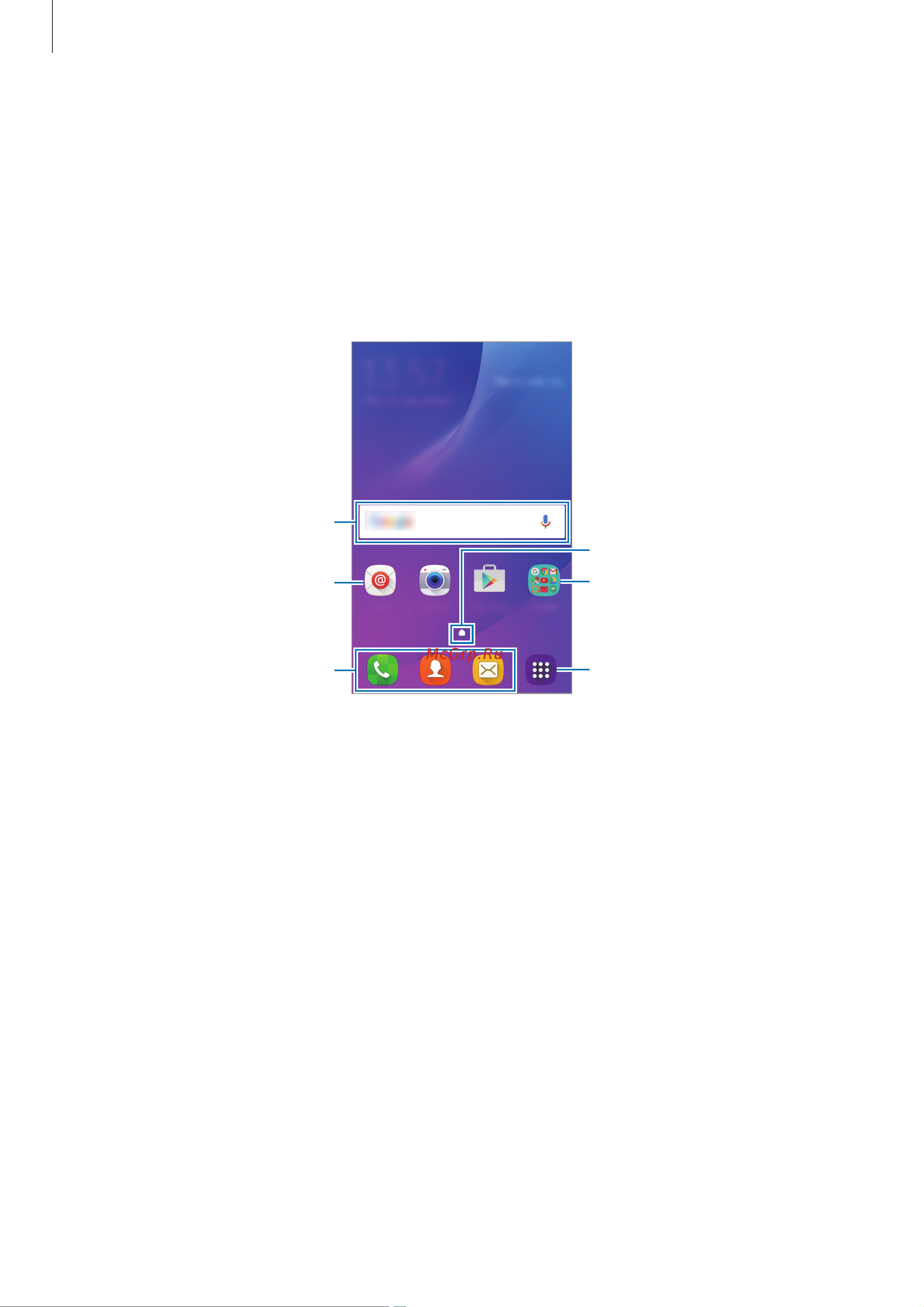 Samsung Galaxy J1 Mini (SM-J105) [20/82] Главный экран