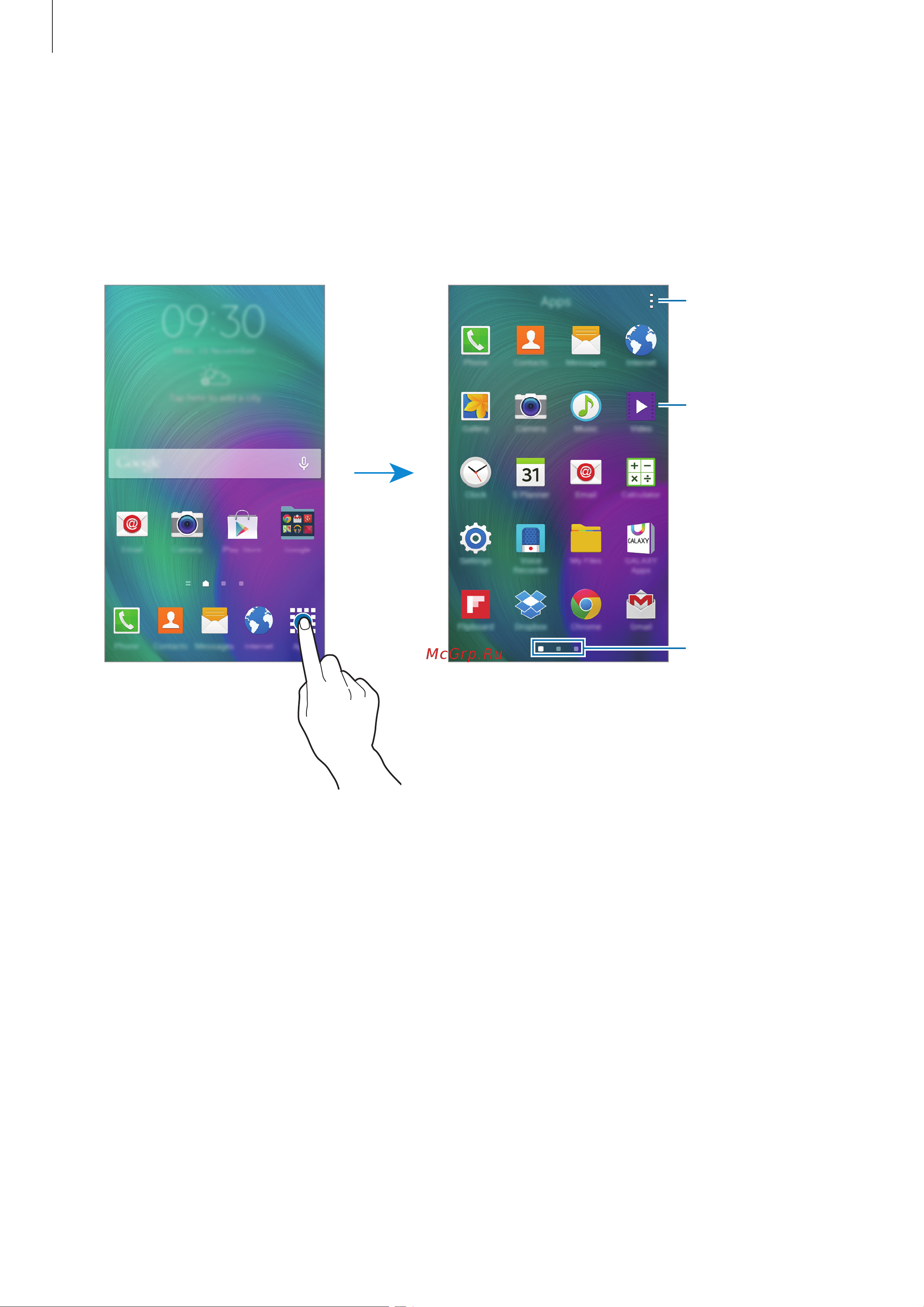 Samsung Galaxy A7 Duos (SM-A700F) [27/141] Экран приложений