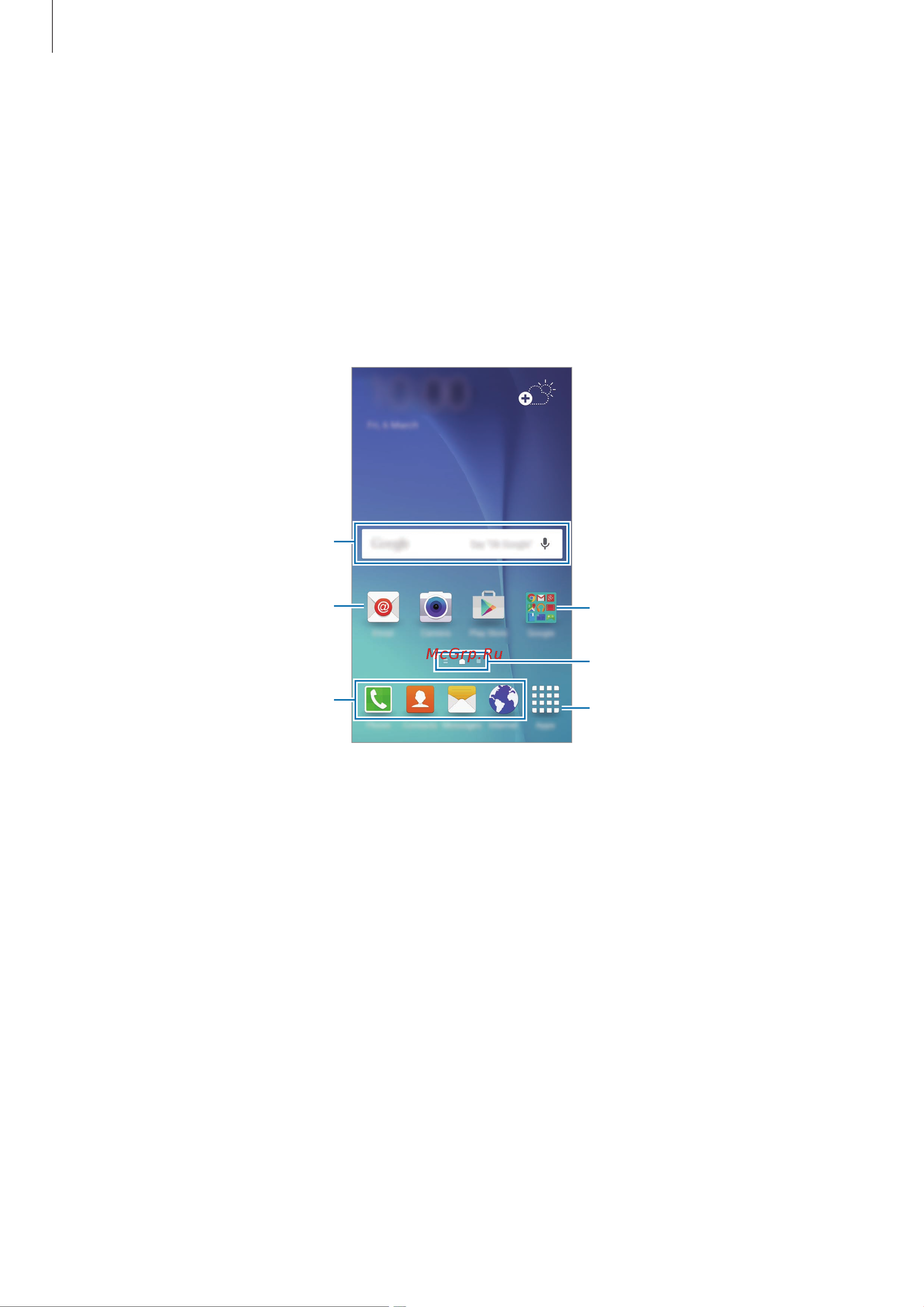 Samsung Galaxy S6 (SM-G920F) [21/143] Главный экран