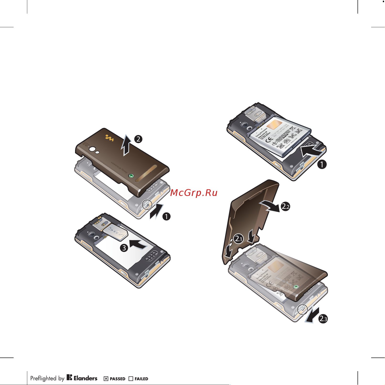 Sony Sony Ericsson W705 Walkman [9/112] Начало работы