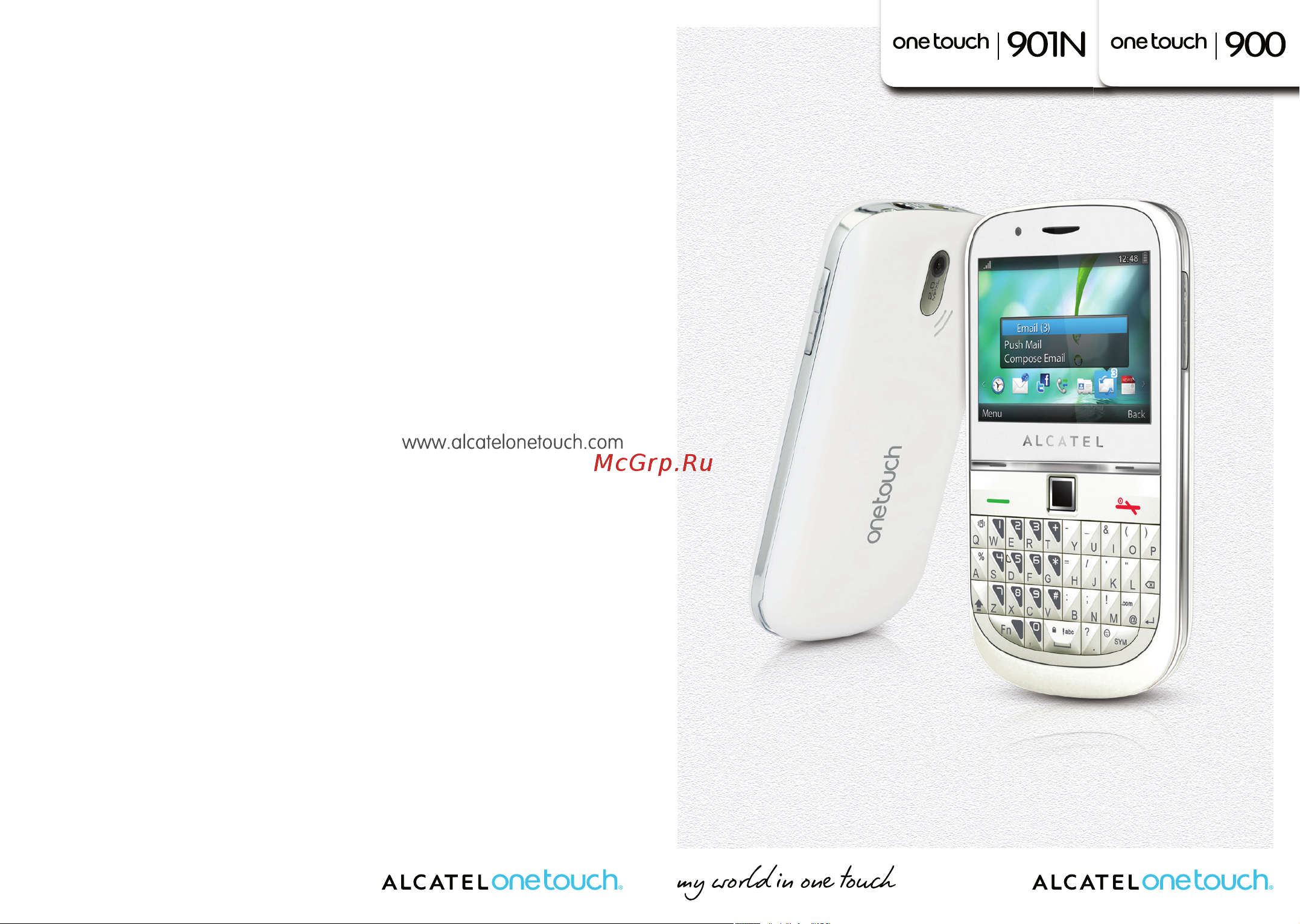 Alcatel One Touch 900 901N Руководство по эксплуатации онлайн