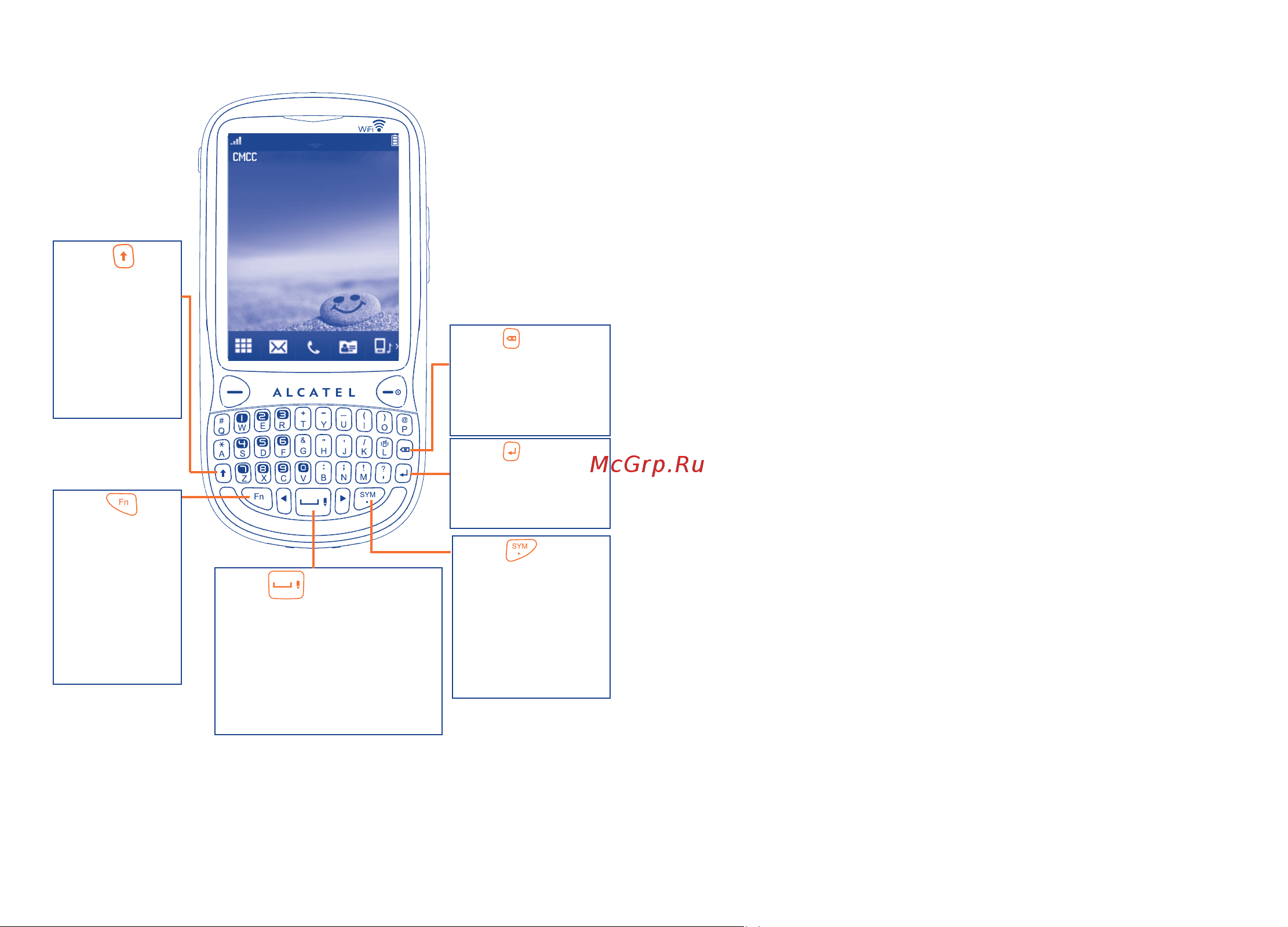 Alcatel One Touch 806(D) 807(D) [45/49] Гарантия на телефон