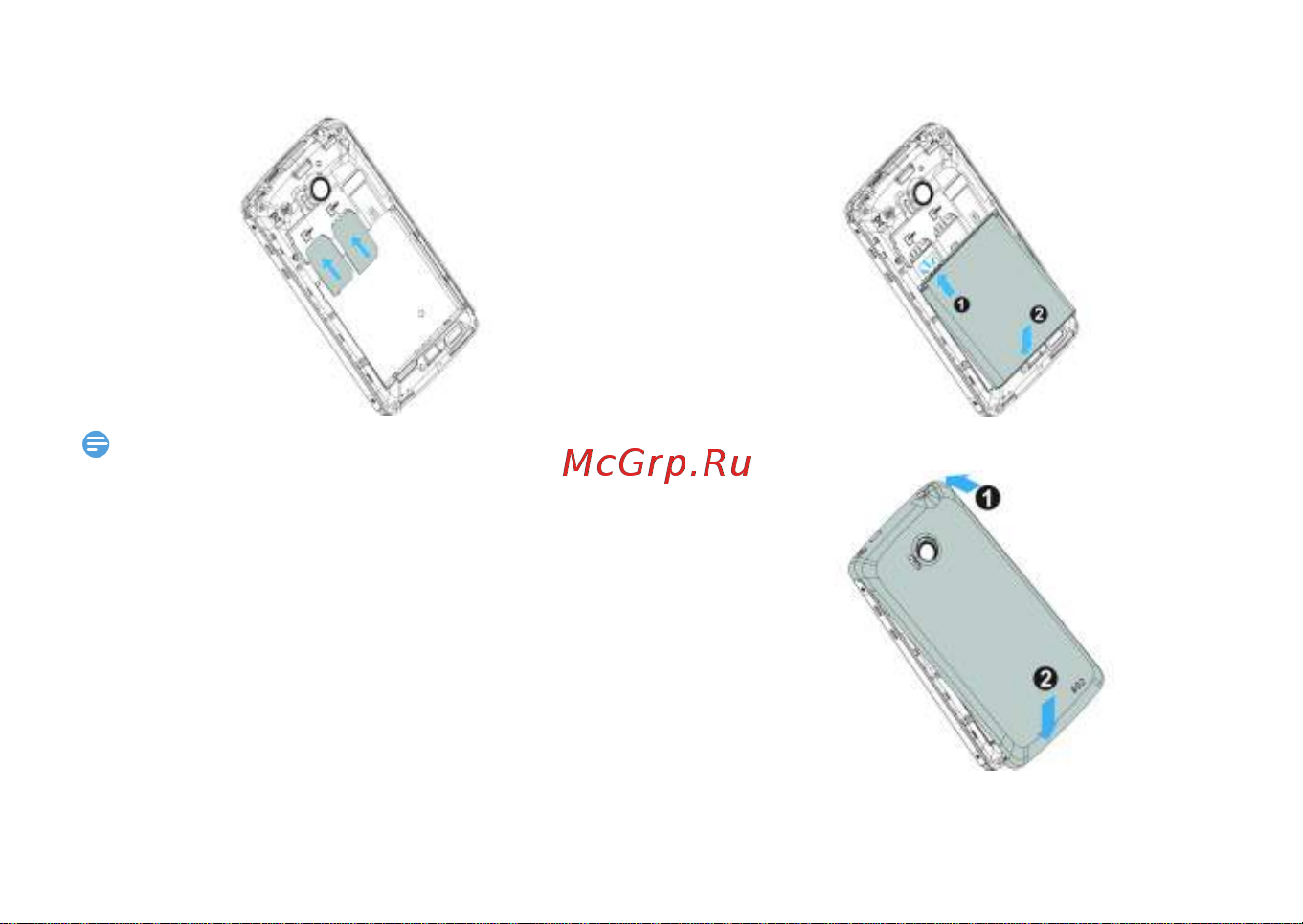 Philips W732 [10/46] Вставьте usim или sim карту