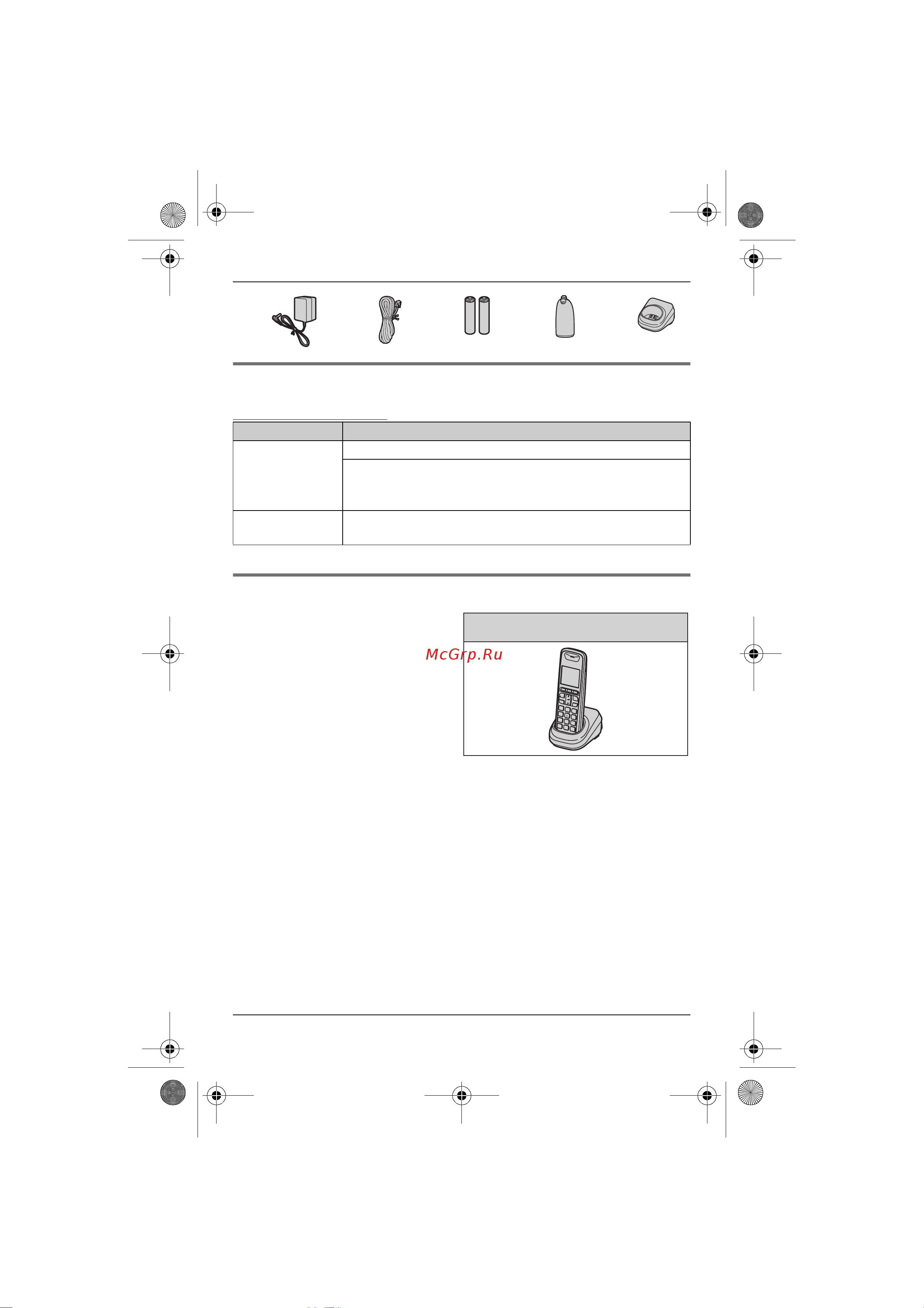 Panasonic KX-TG6422 [4/56] Дополнительные аксессуары