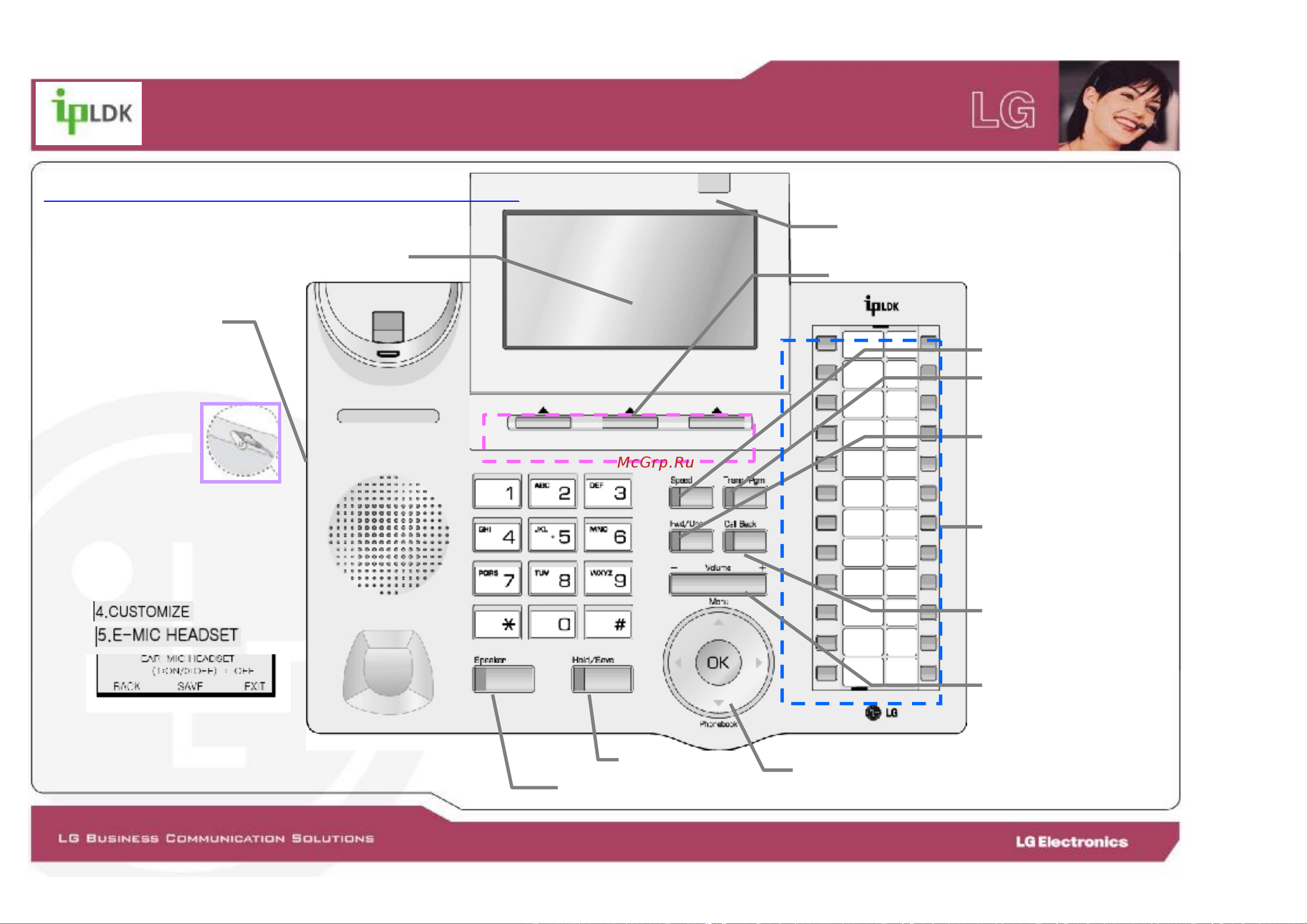 LG EricssonEricssonLDP-7008D [23/49] Звонок led 3 универс кн
