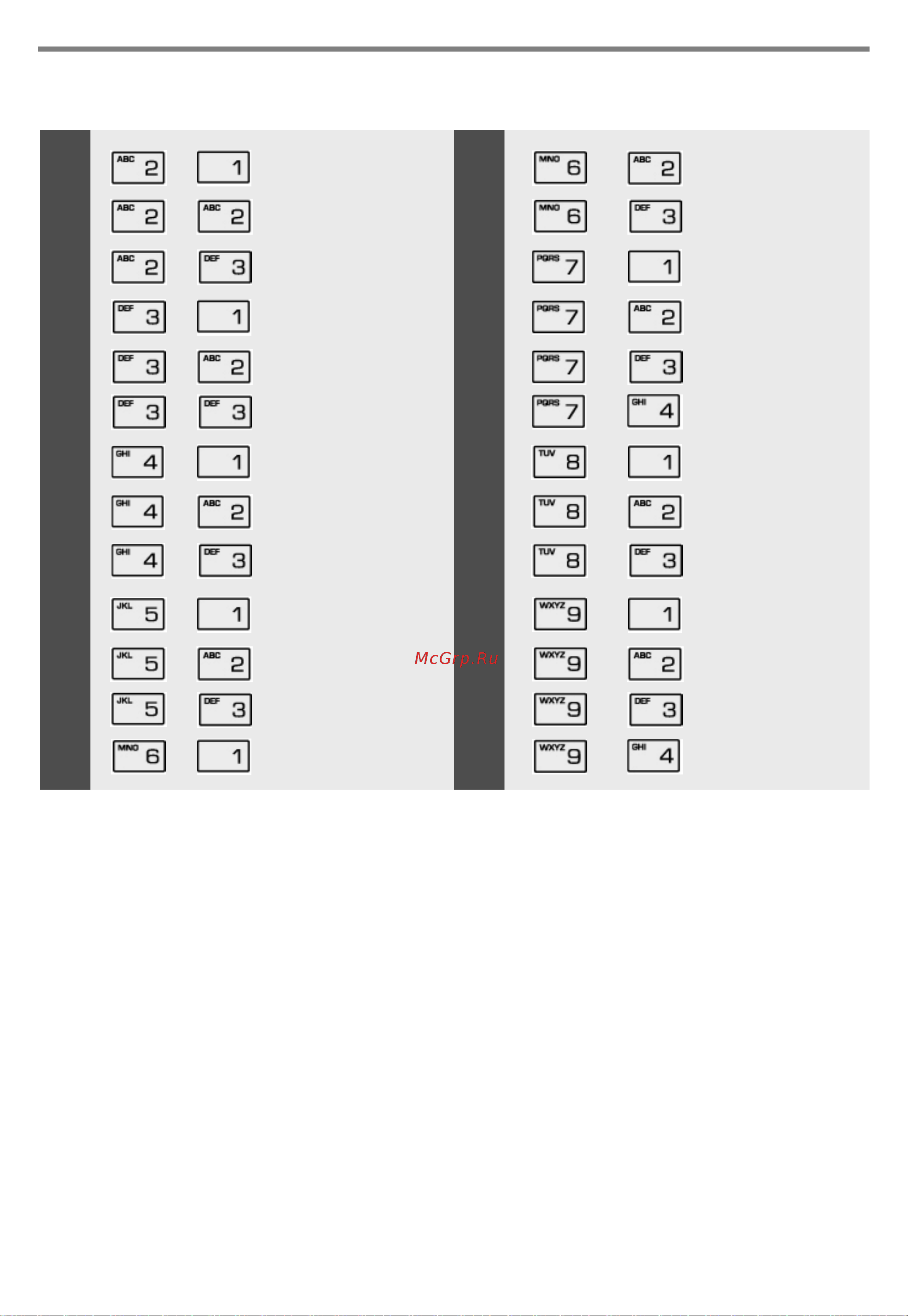 LG Ericsson LDP-7208D [66/68] Ввод символов