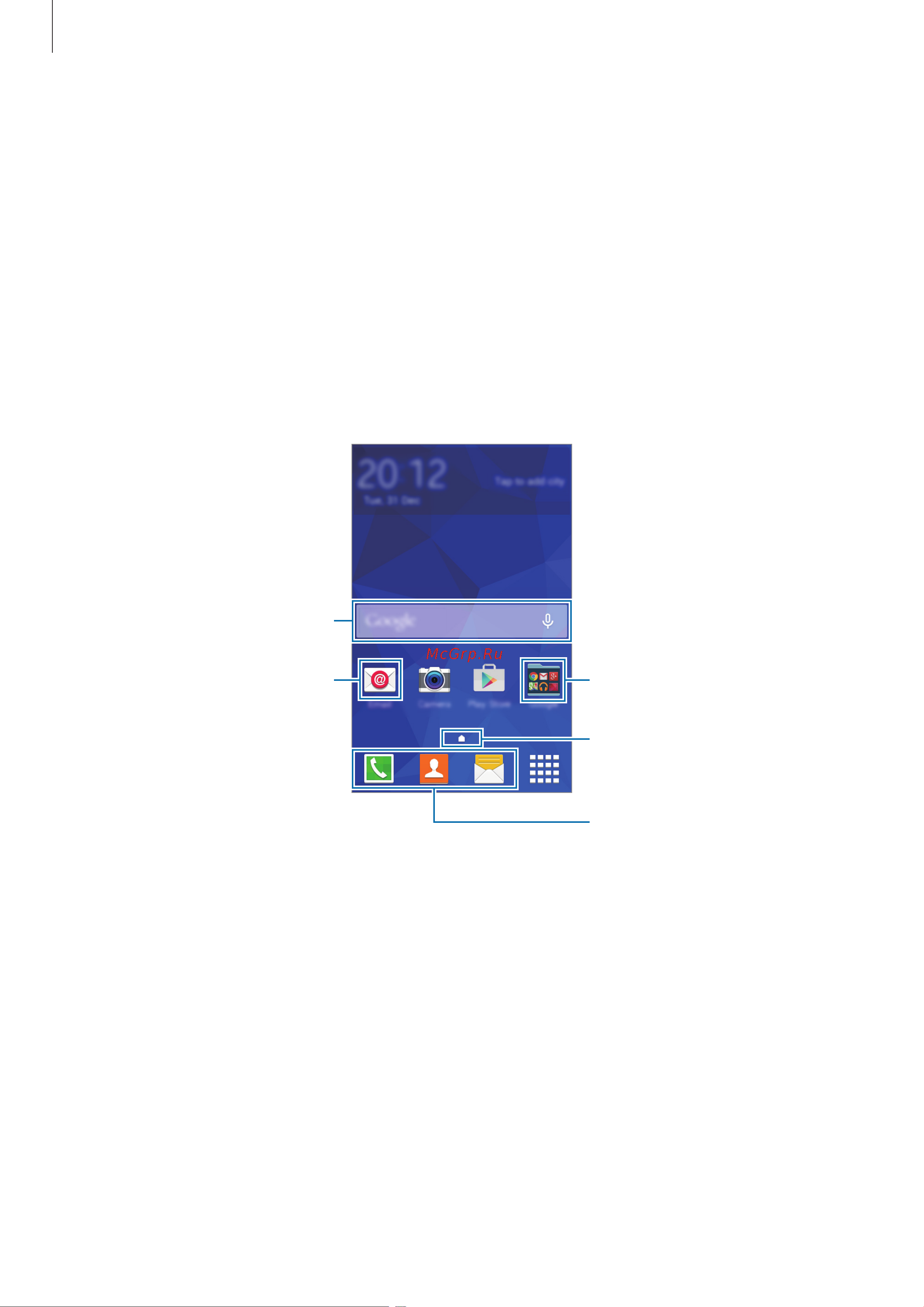 Samsung Galaxy Ace 4 Neo [21/92] Интерфейс главного экрана
