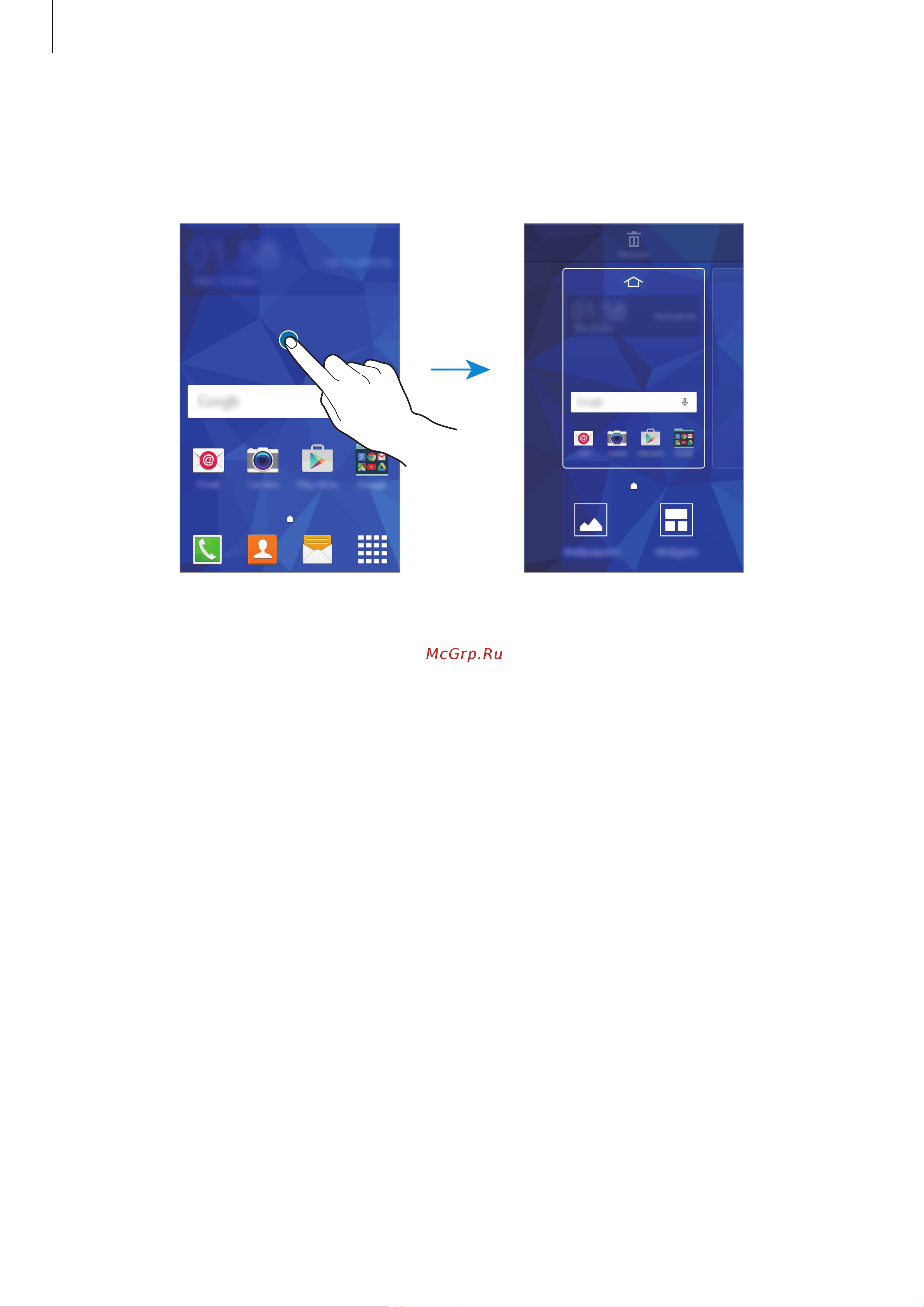 Samsung Core Prime VE [23/95] Параметры главного экрана