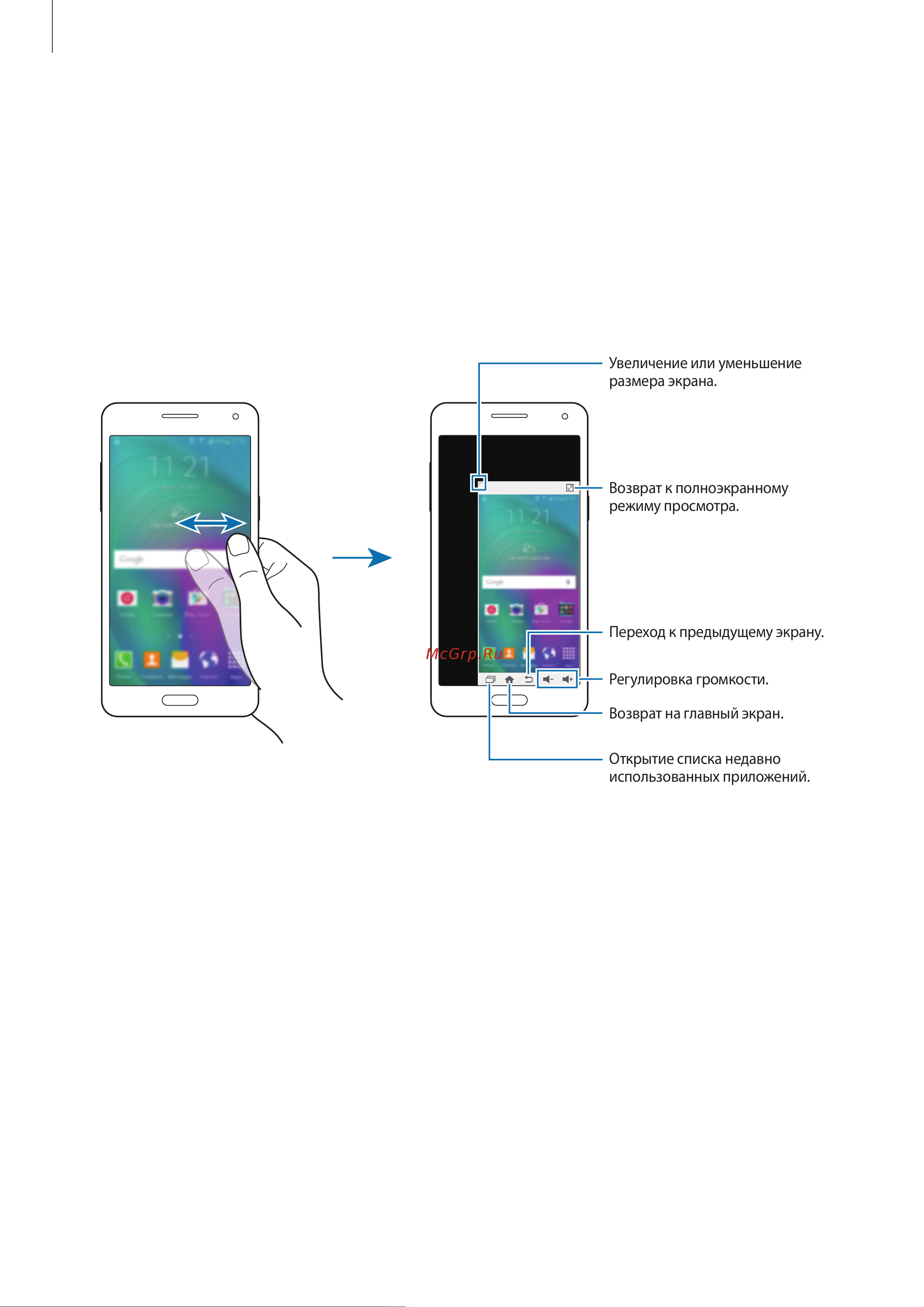 Samsung Galaxy A5 [47/134] Управление одной рукой