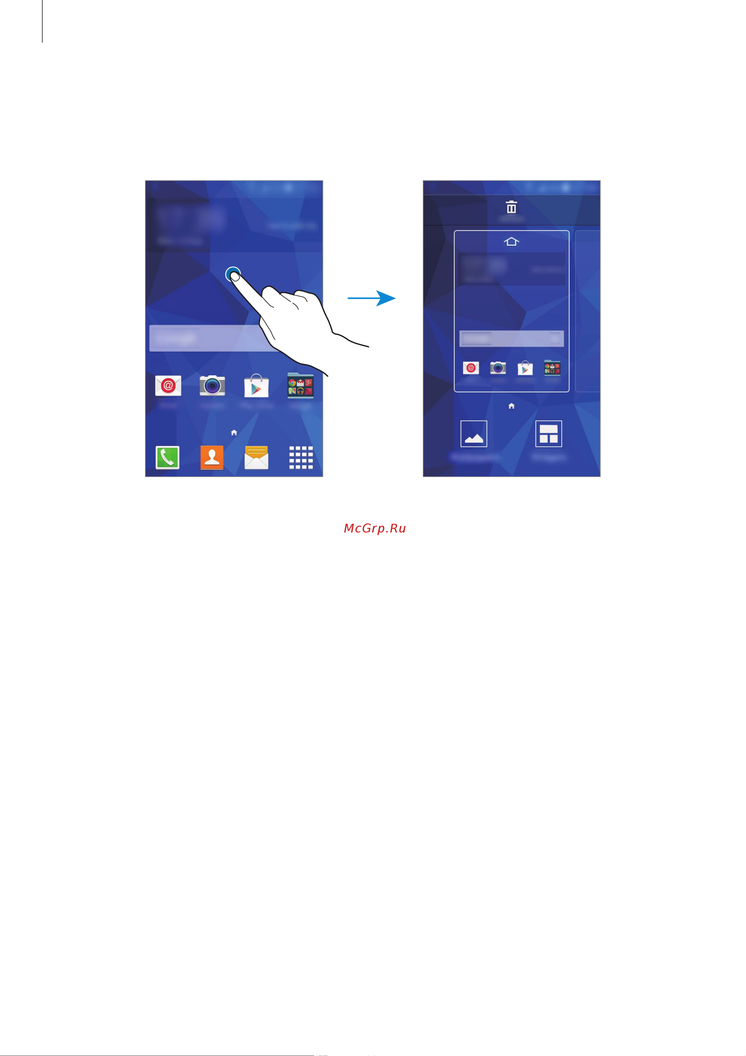 Samsung GALAXY Ace Style LTE (SM-G357FZ) [23/129] Параметры главного экрана
