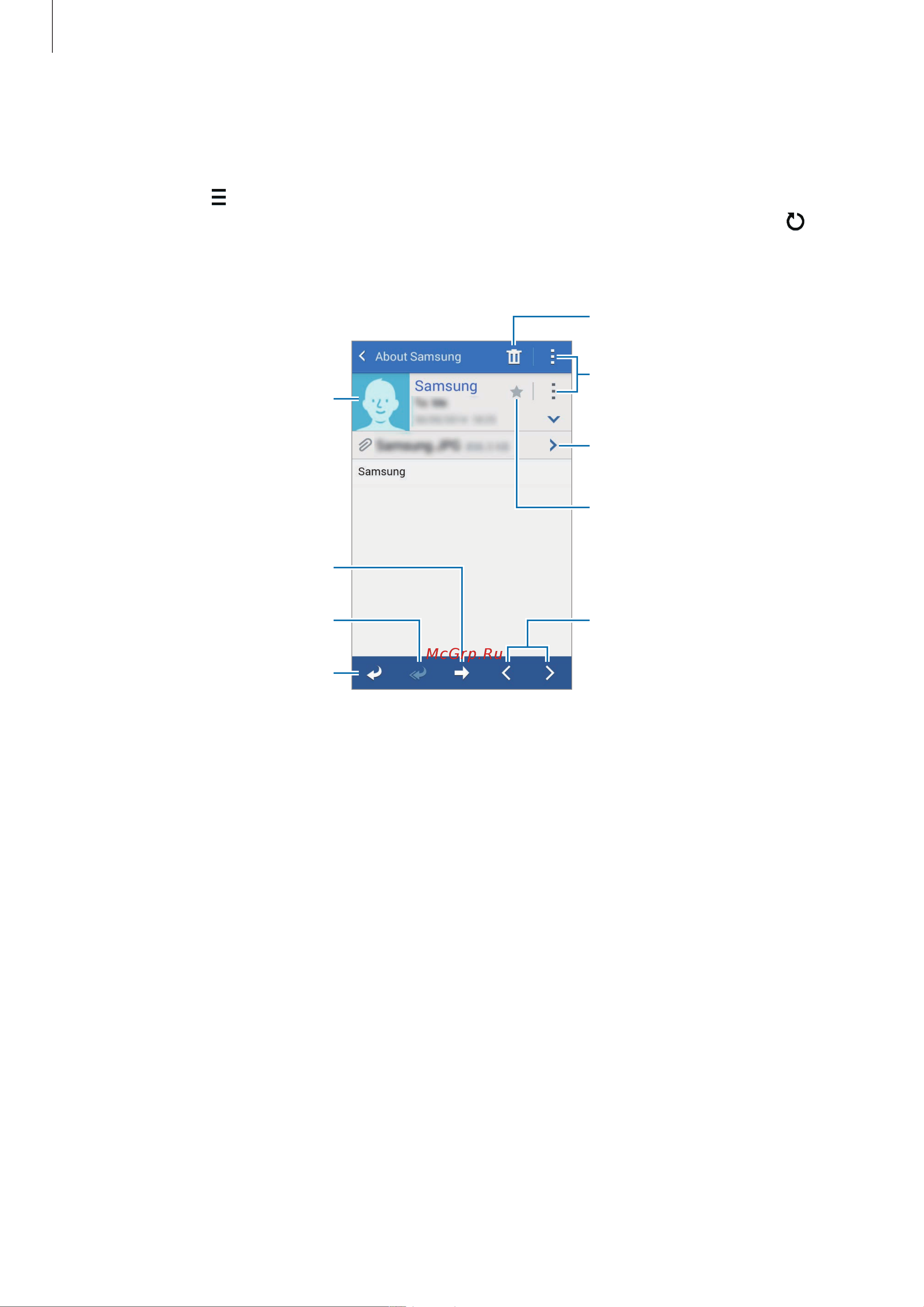 Samsung GALAXY Ace Style LTE (SM-G357FZ) [60/129] Чтение сообщений электронной почты