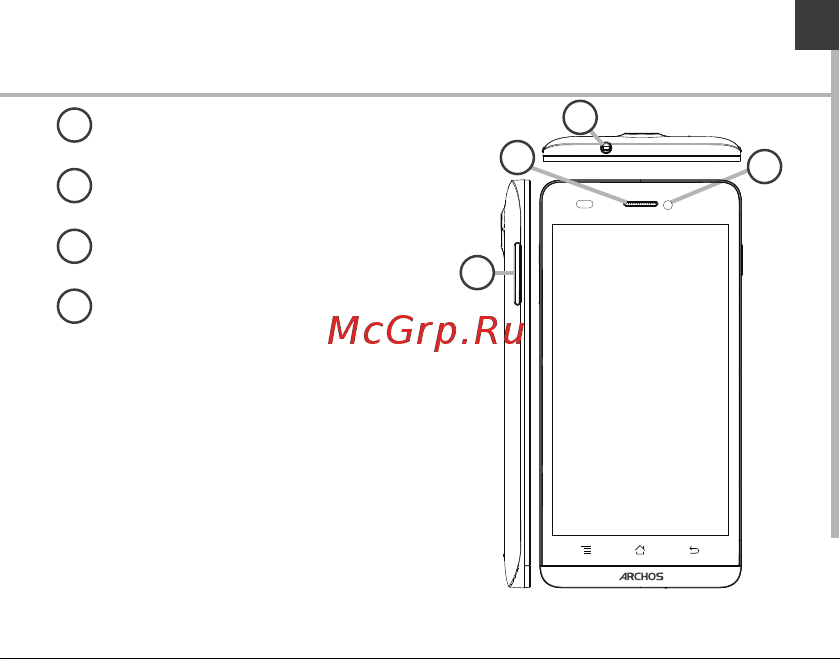 Archos 50 Helium [3/147] Description of the phone