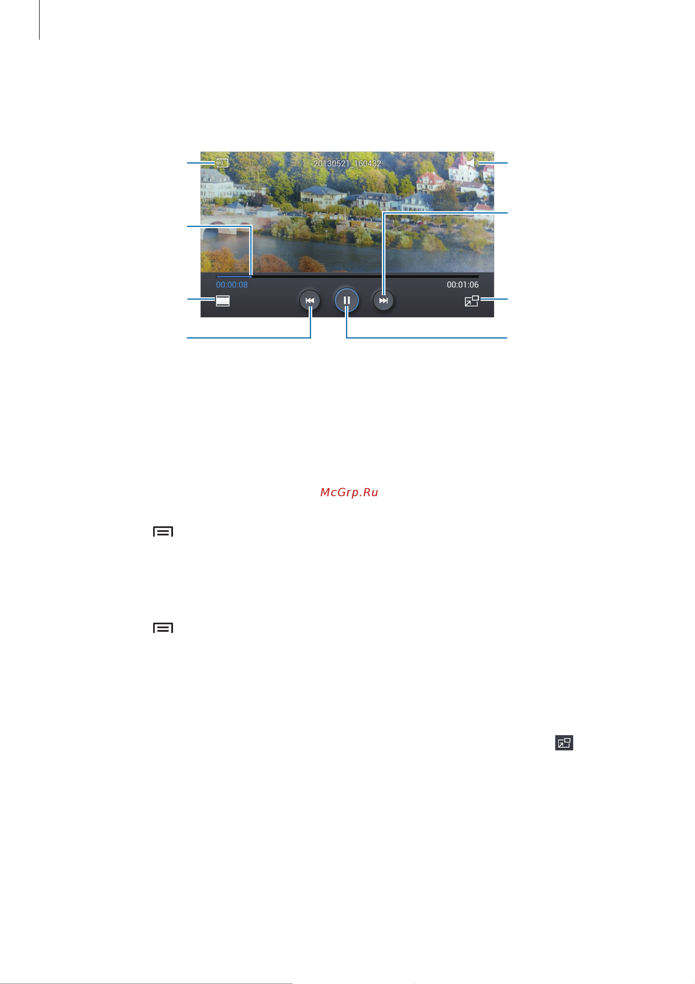 Samsung GALAXY S4 mini Black Edition (GT-I9195) [83/134] Всплывающий видеоплеер