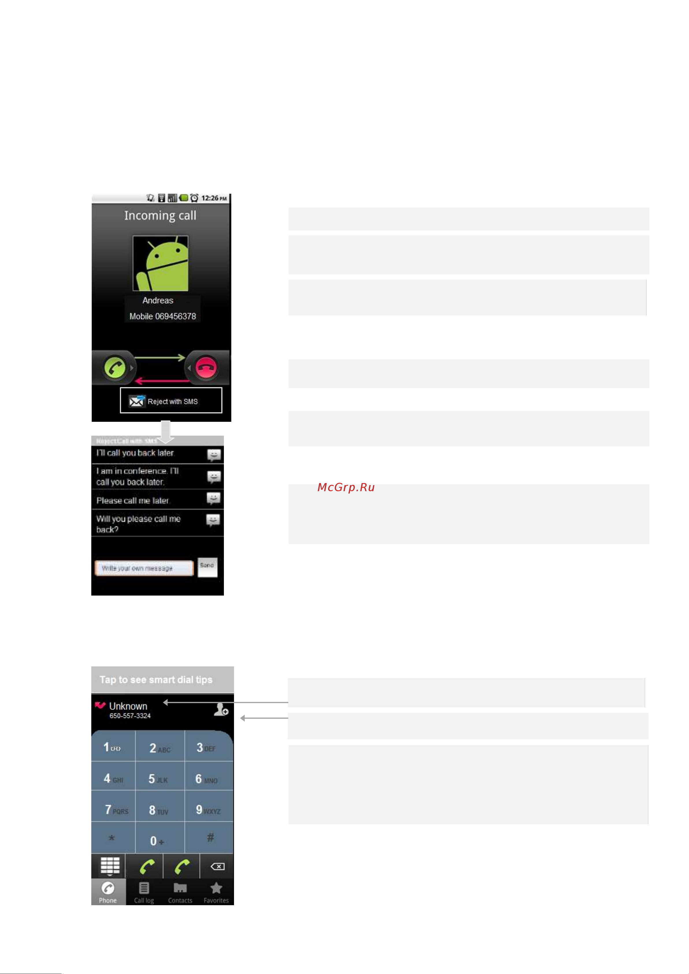 Prestigio MultiPhone 3500 DUO PAP3500 [36/121] Отклонение вызова и переадресация на голосовую почту