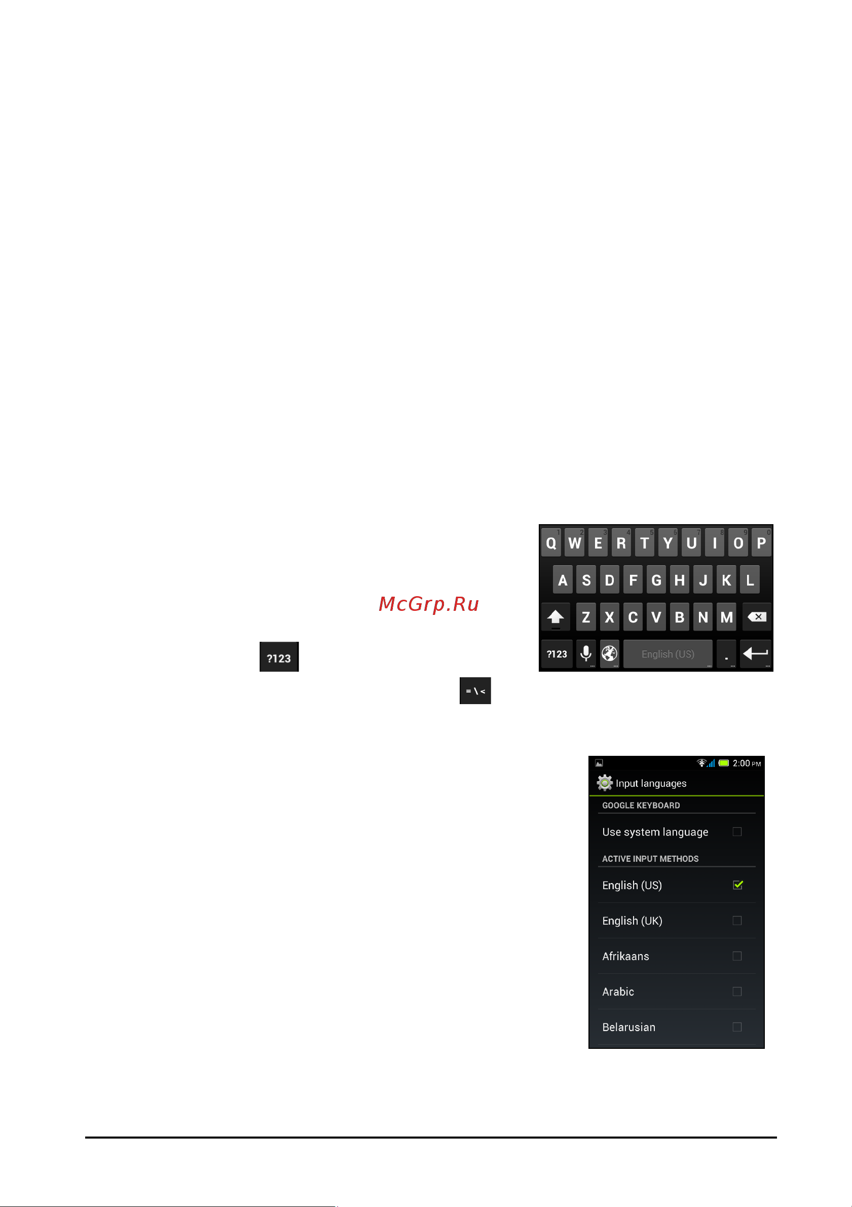 Acer Liquid Z4 Z160 Single SIM [11/67] Использование сенсорного экрана