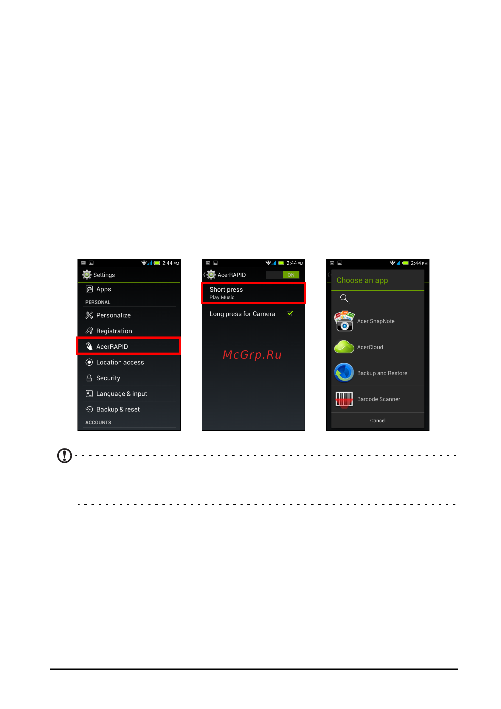 Acer Liquid Z4 Z160 Single SIM [20/67] Acerrapid