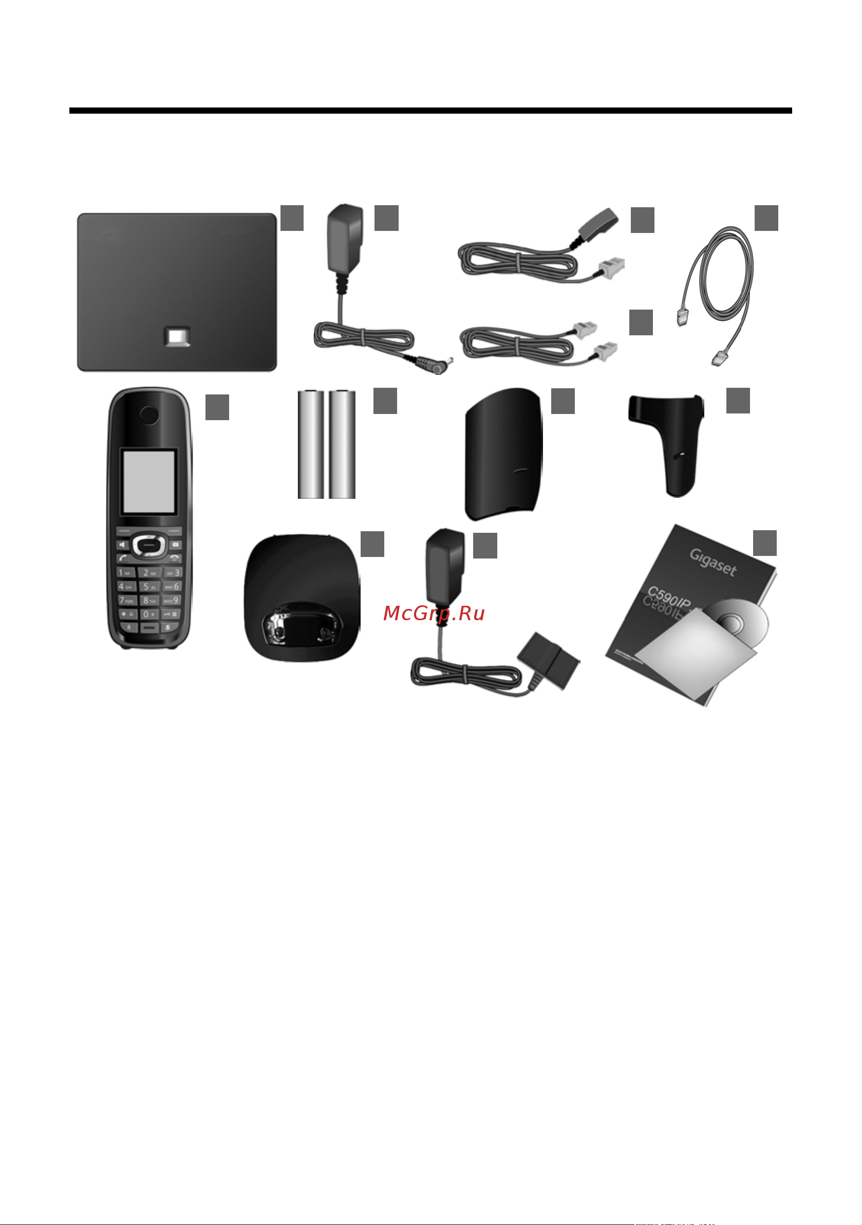 GIGASET COMMUNICATIONS GMBH GIGASET C595 IP [13/257] Первые шаги