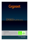 GIGASET COMMUNICATIONS GMBH GIGASET DX800A all in one Руководство по эксплуатации