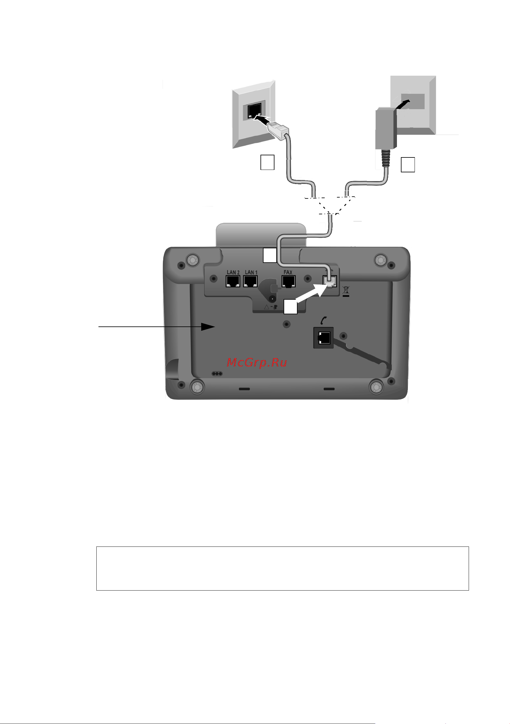 GIGASET COMMUNICATIONS GMBH GIGASET DX800A all in one [17/218] Подключение базового блока к телефонной сети