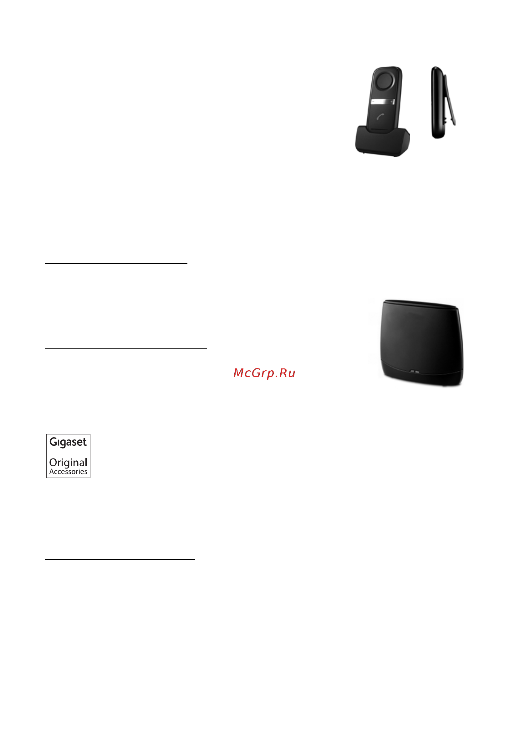 GIGASET COMMUNICATIONS GMBH GIGASET C610A IP [248/260] L410 зажим громкой связи для беспроводных телефонов